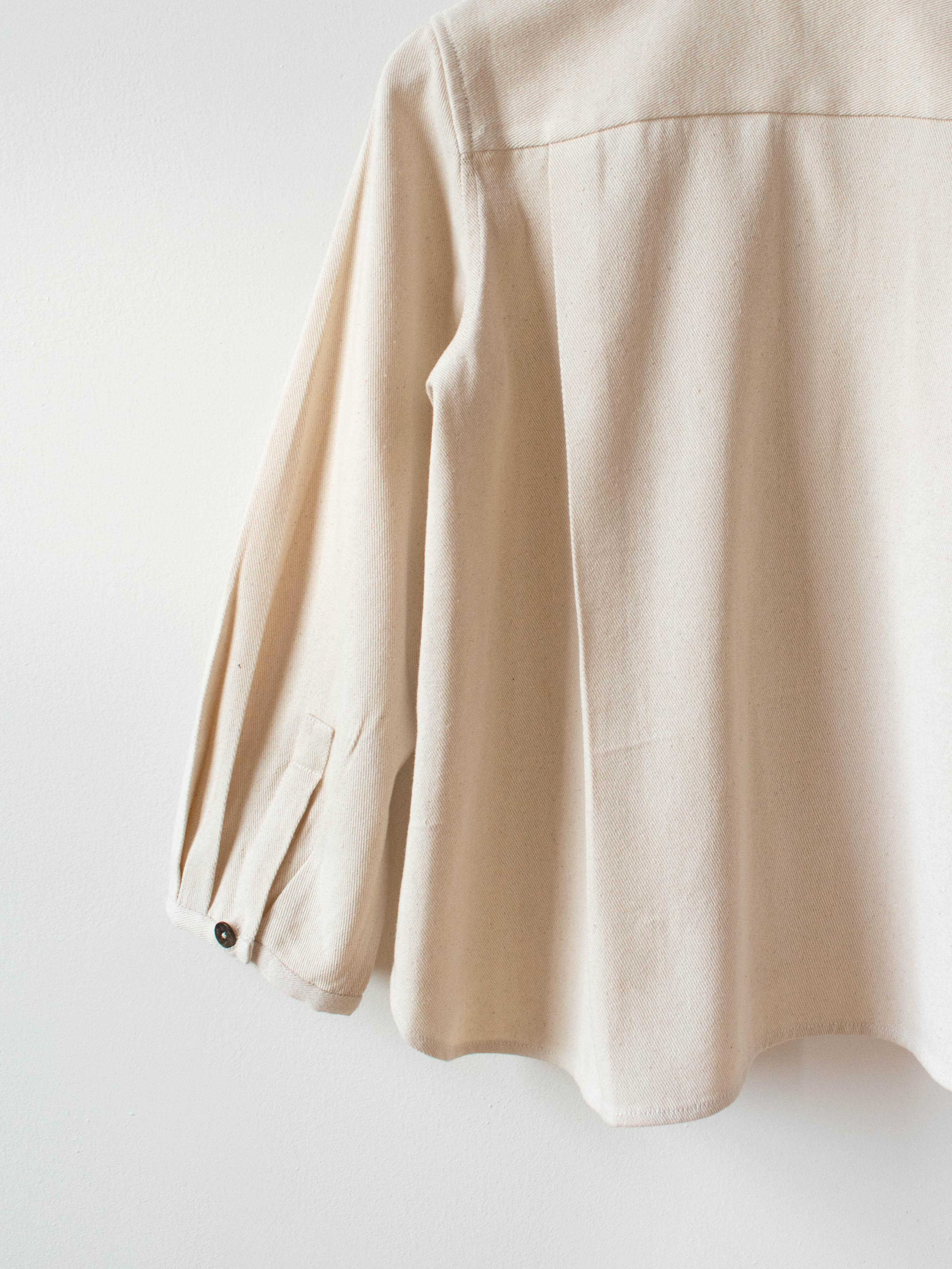 Namu Shop - Jan Machenhauer Kelly Shirt Jacket - Natural Cotton Twill