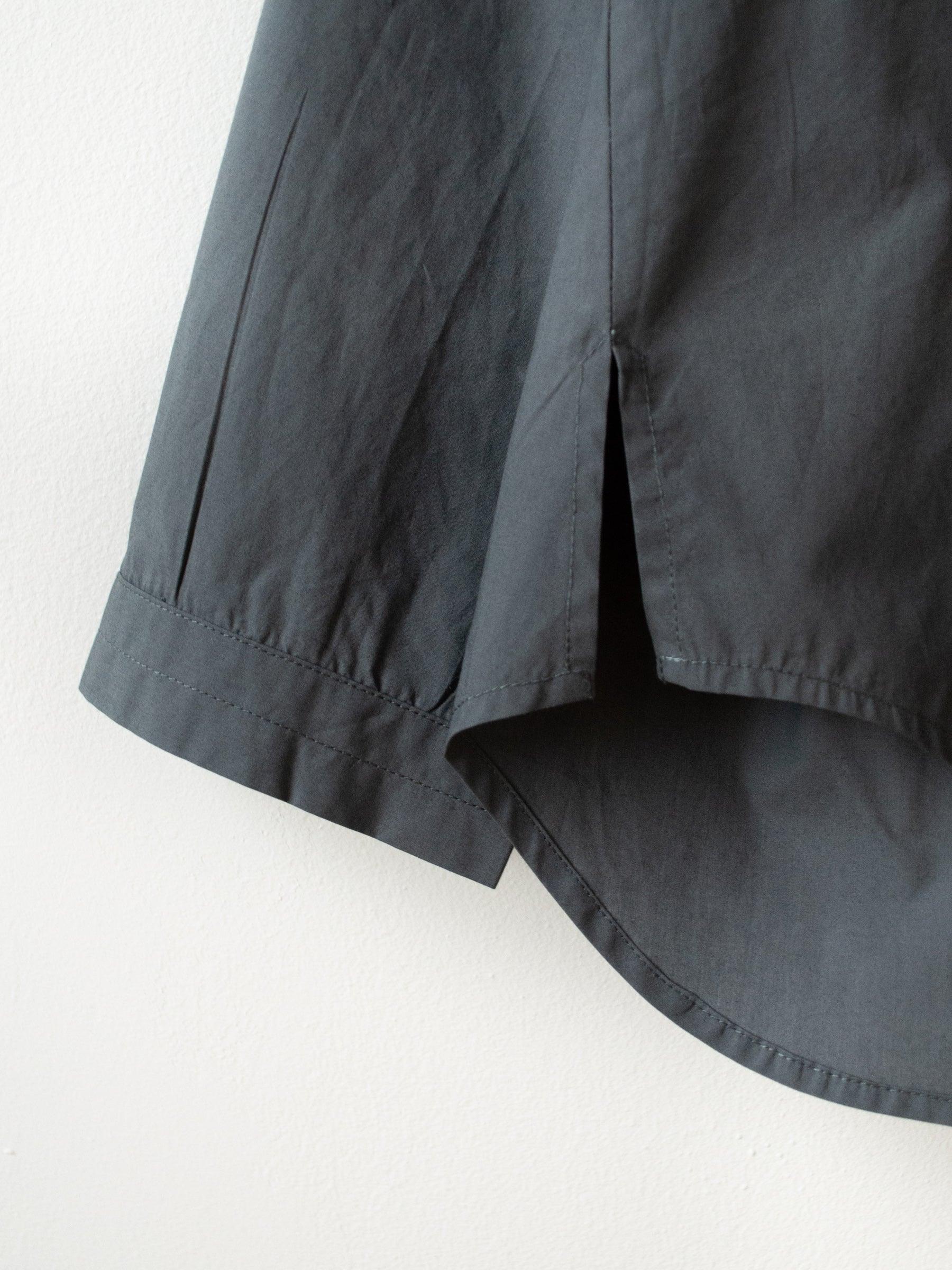 Namu Shop - Jan Machenhauer Kiki Shirt - Green Slate Cotton Poplin