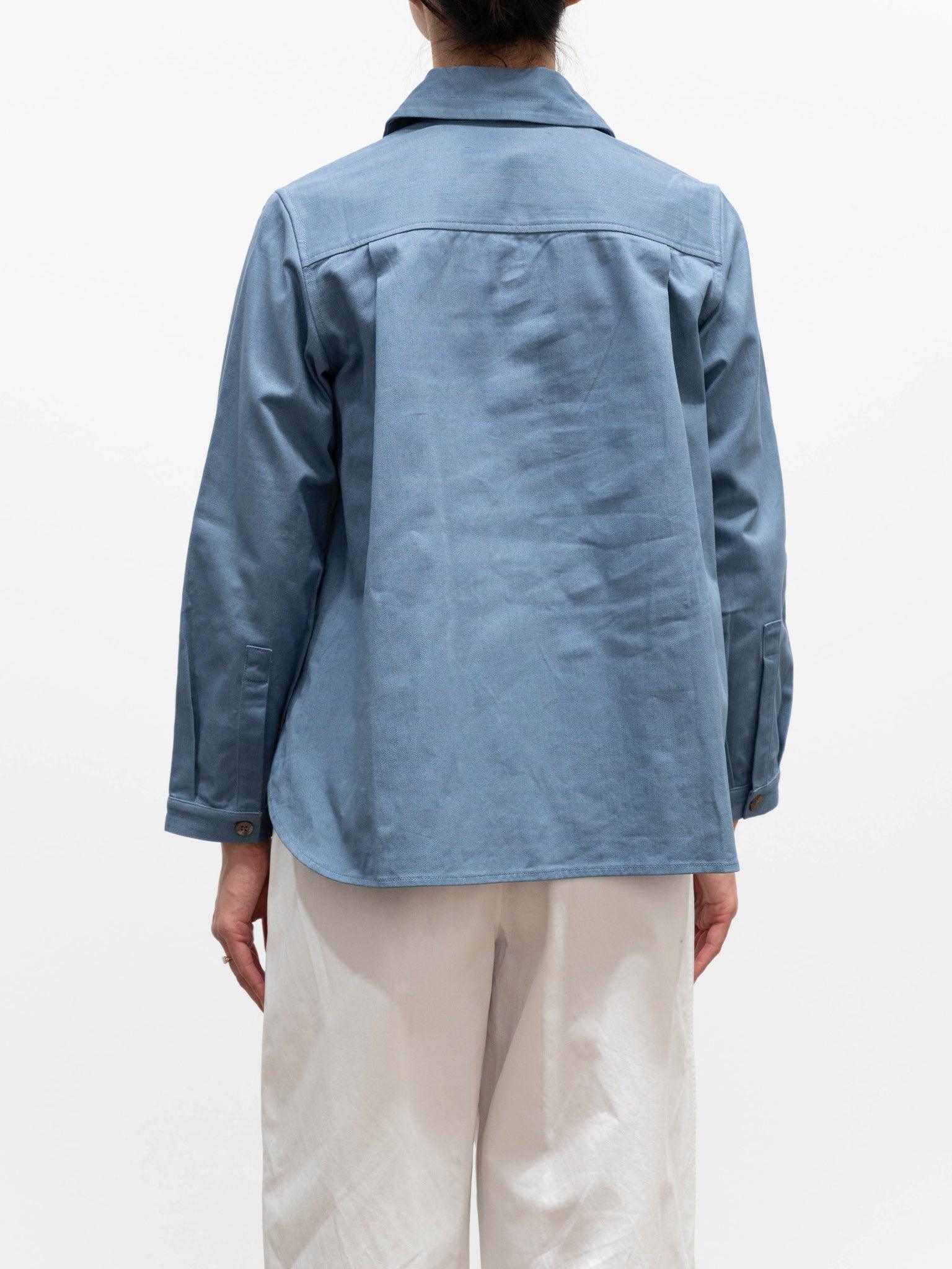 Namu Shop - Jan Machenhauer Kim Shirt Jacket - Stormy Cotton Drill