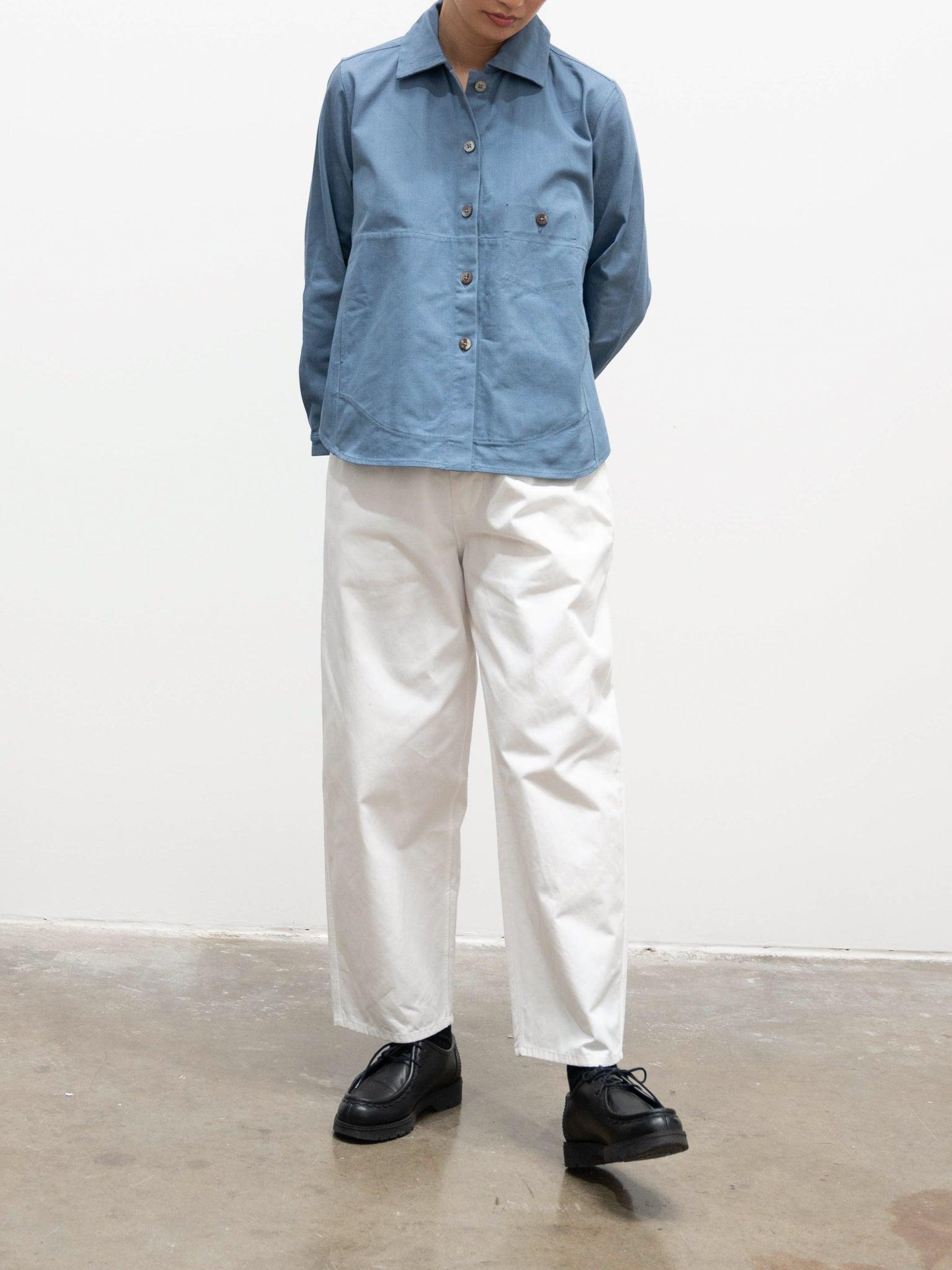 Namu Shop - Jan Machenhauer Kim Shirt Jacket - Stormy Cotton Drill
