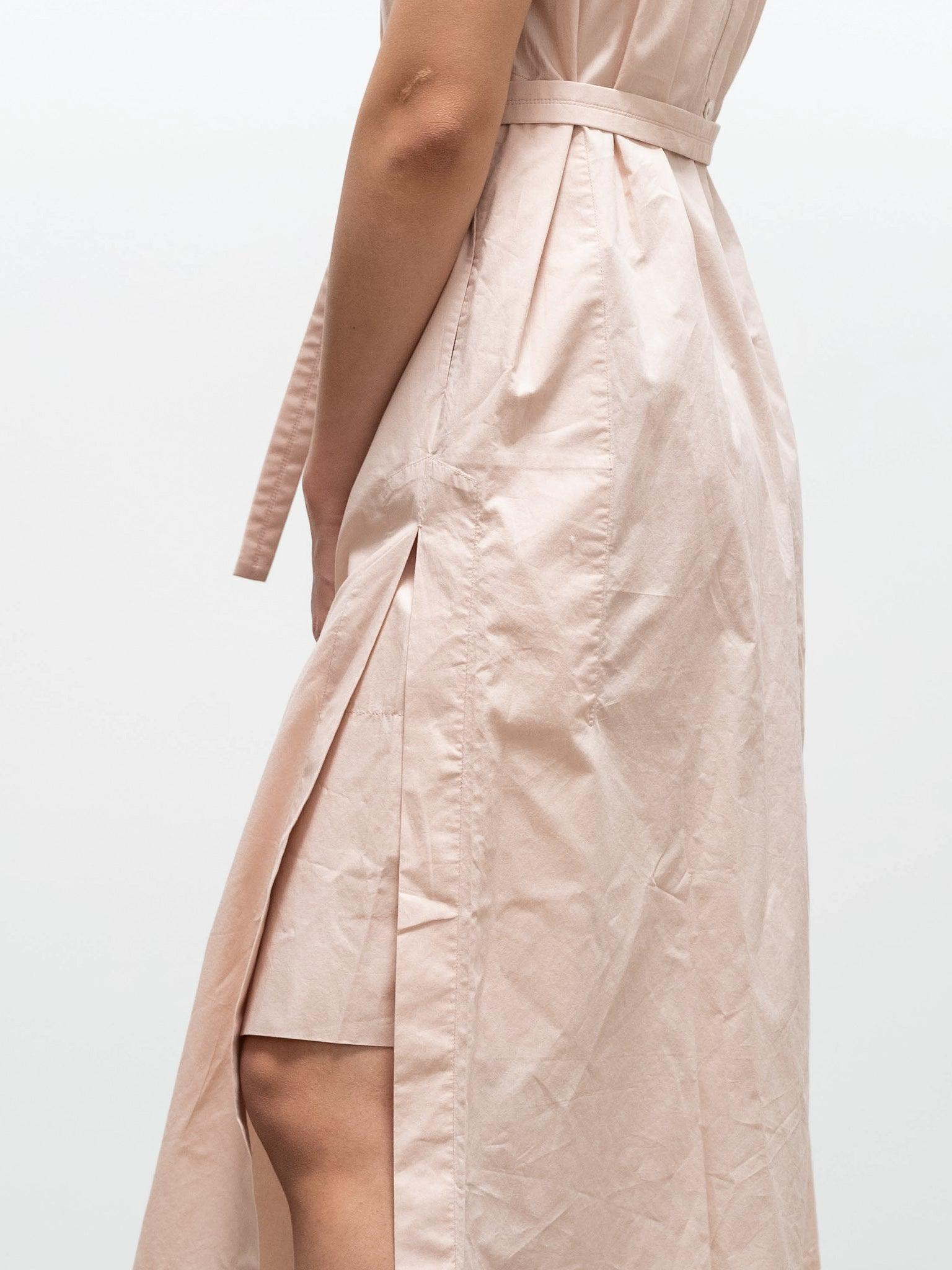 Namu Shop - Jan Machenhauer Lou Dress - Blush Cotton Poplin