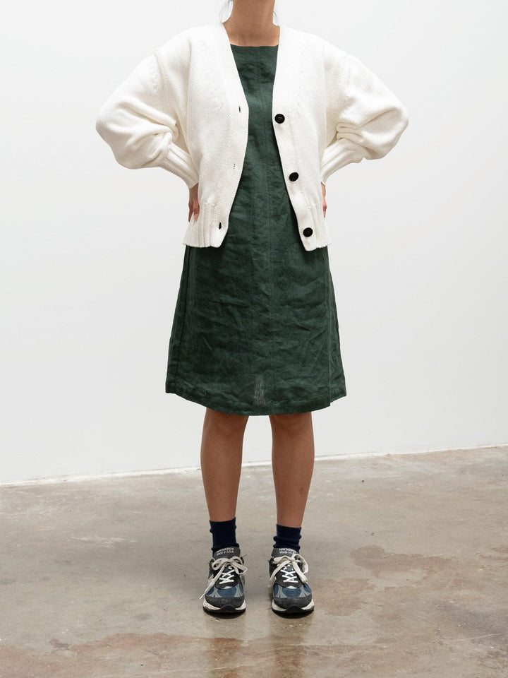 Namu Shop - Jan Machenhauer Lulu Dress - Forest Linen