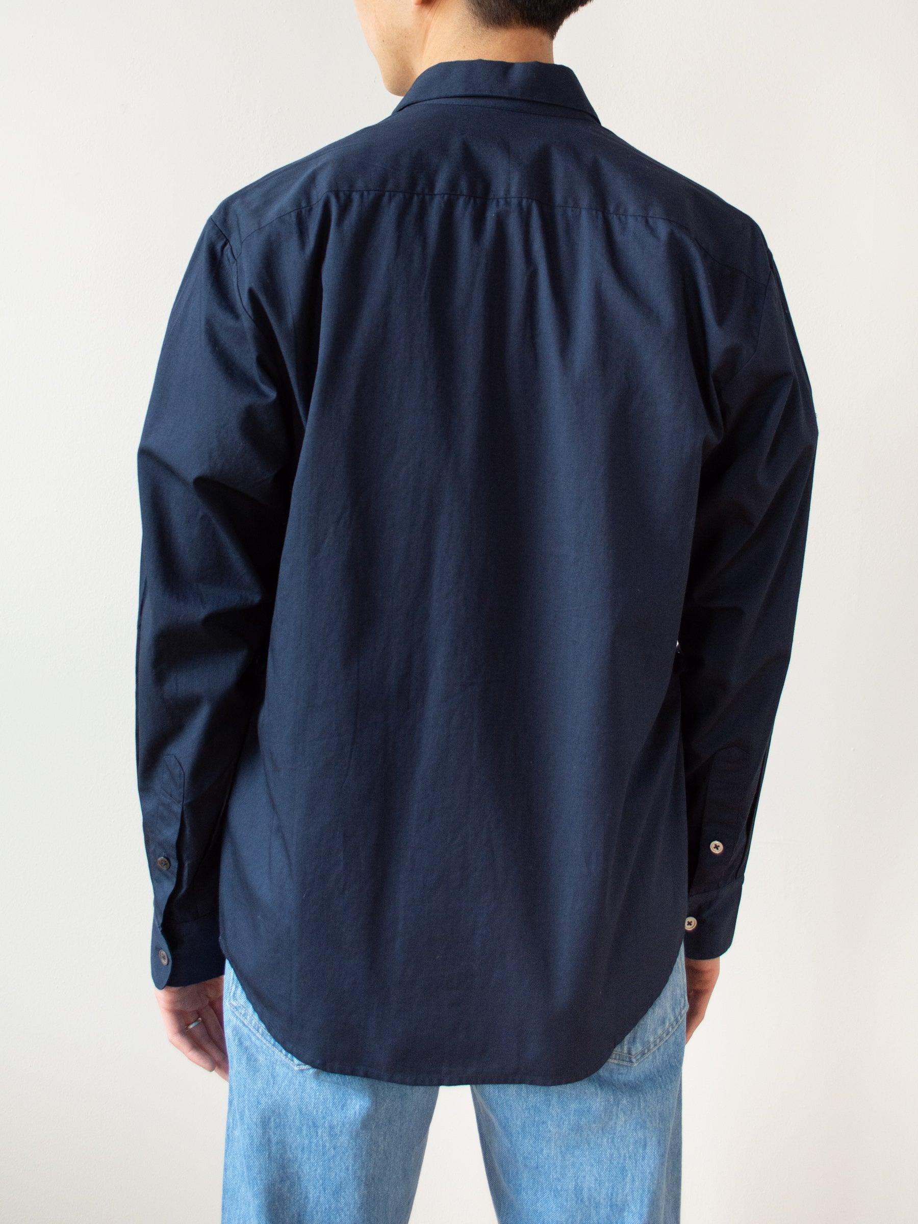 Namu Shop - Jan Machenhauer Paul Shirt - Indigo Cotton Twill