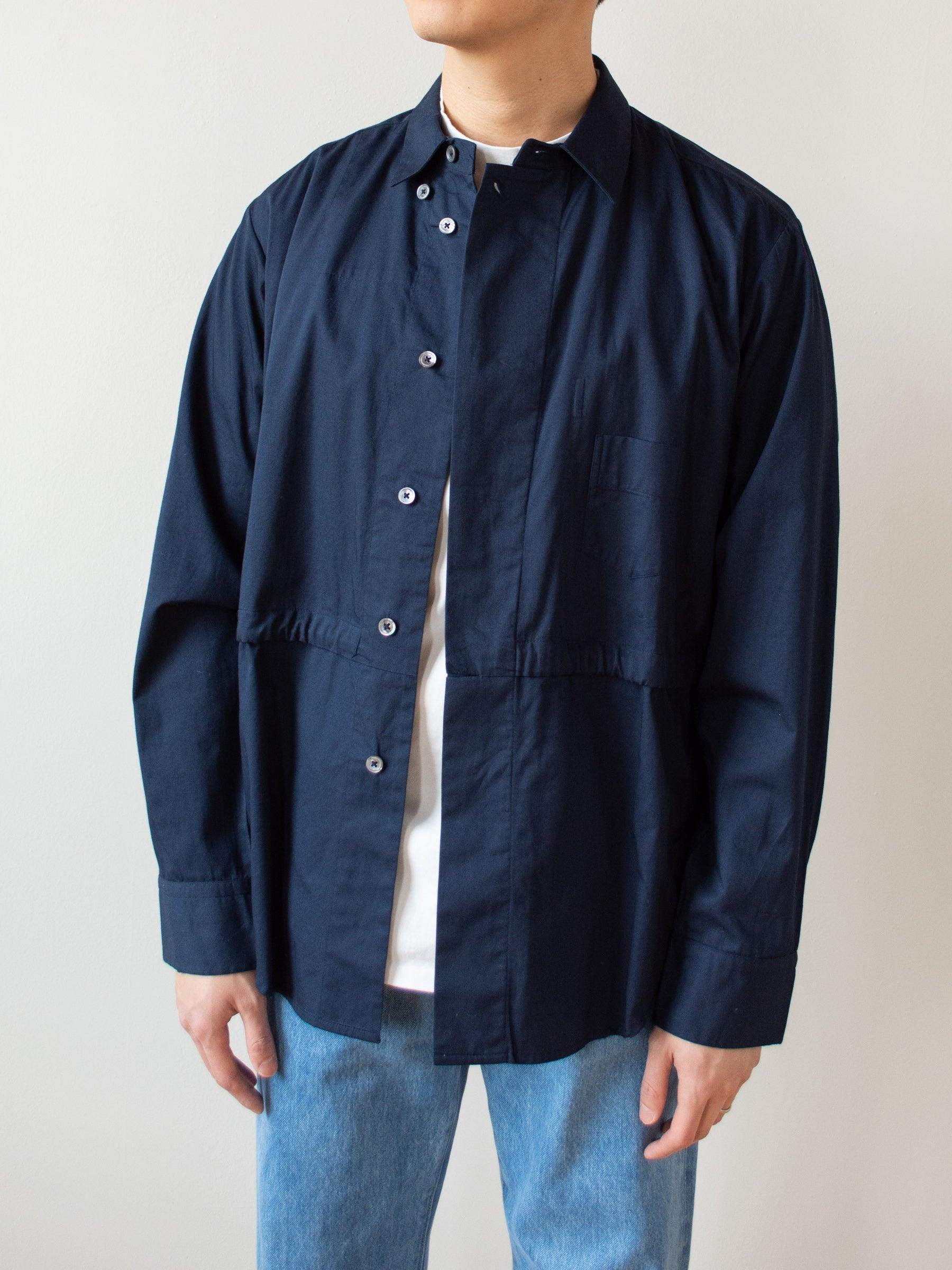 Namu Shop - Jan Machenhauer Paul Shirt - Indigo Cotton Twill