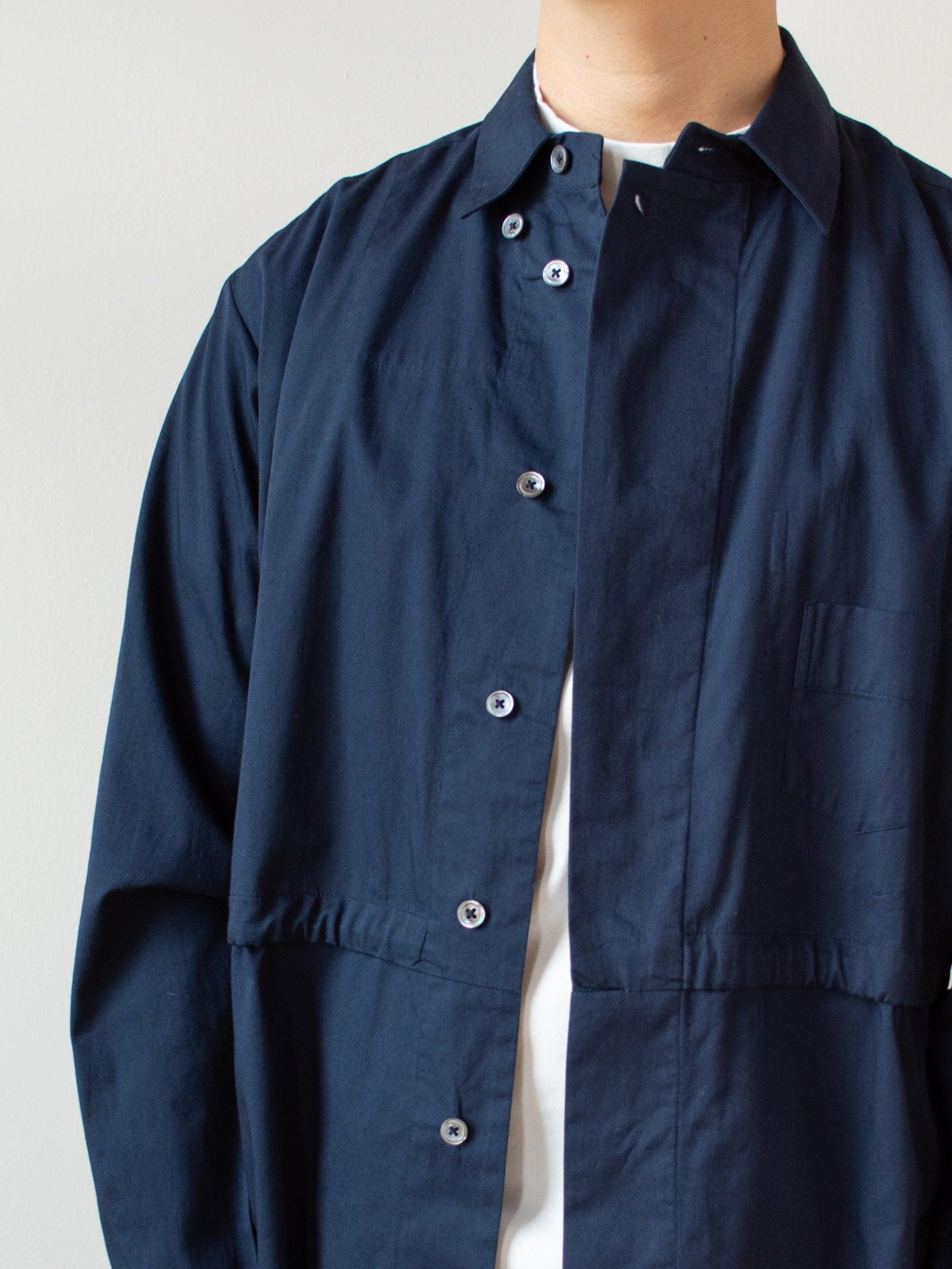Namu Shop - Jan Machenhauer Paul Shirt - Indigo Cotton Twill