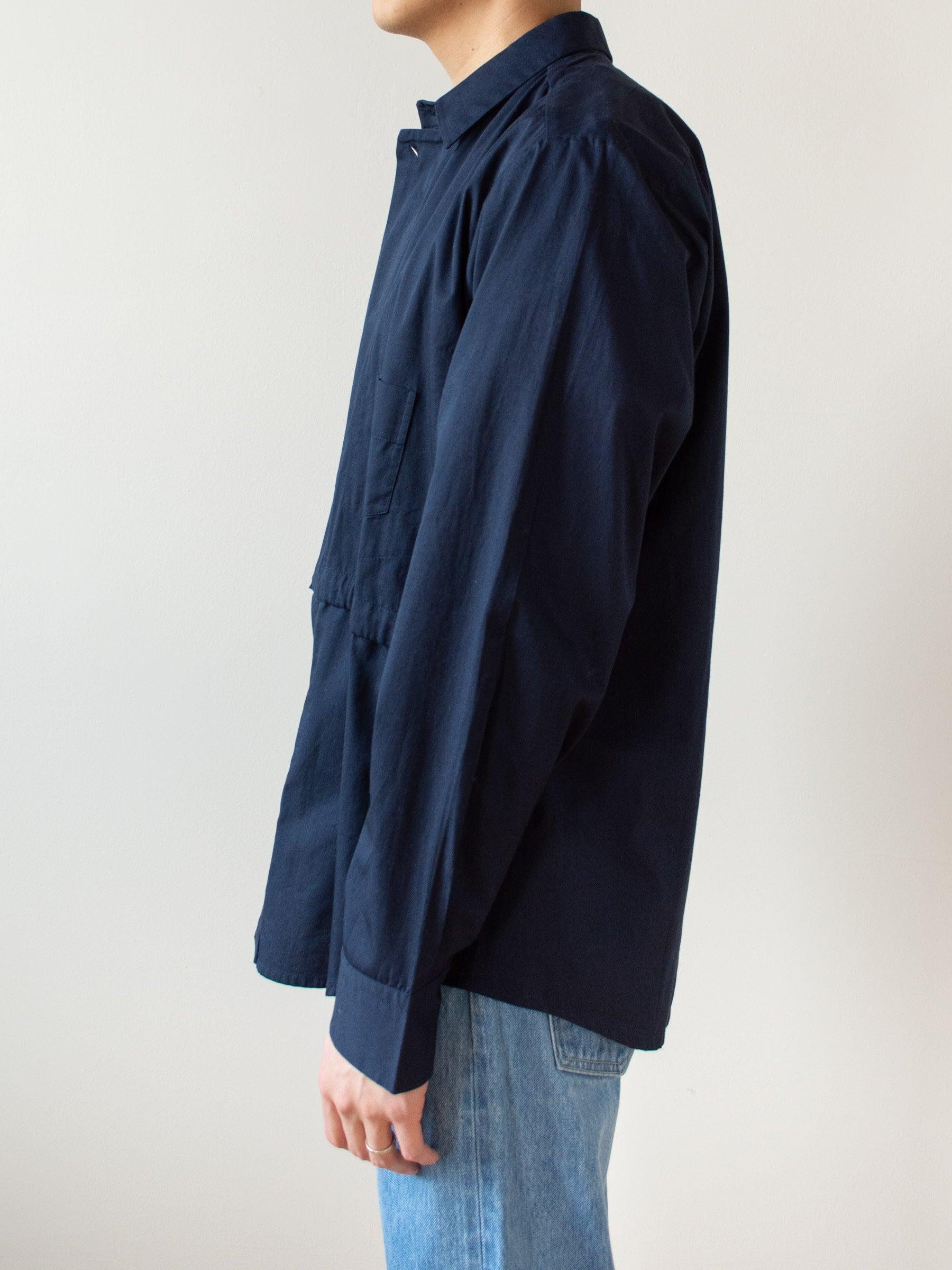 Namu Shop - Jan Machenhauer Paul Shirt - Indigo Cotton Twill