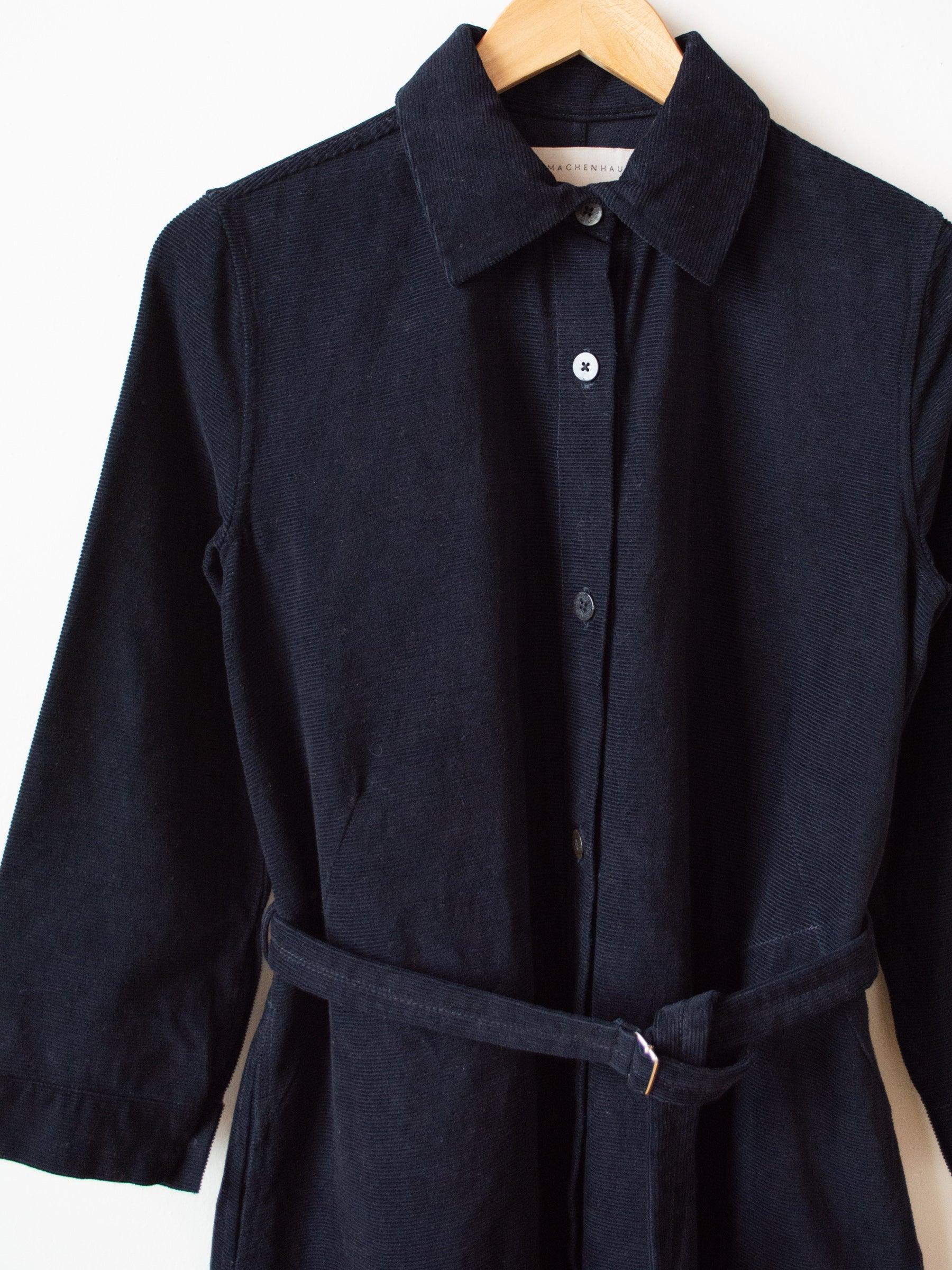 Namu Shop - Jan Machenhauer Tauri Dress - Midnight Blue Cotton Corduroy