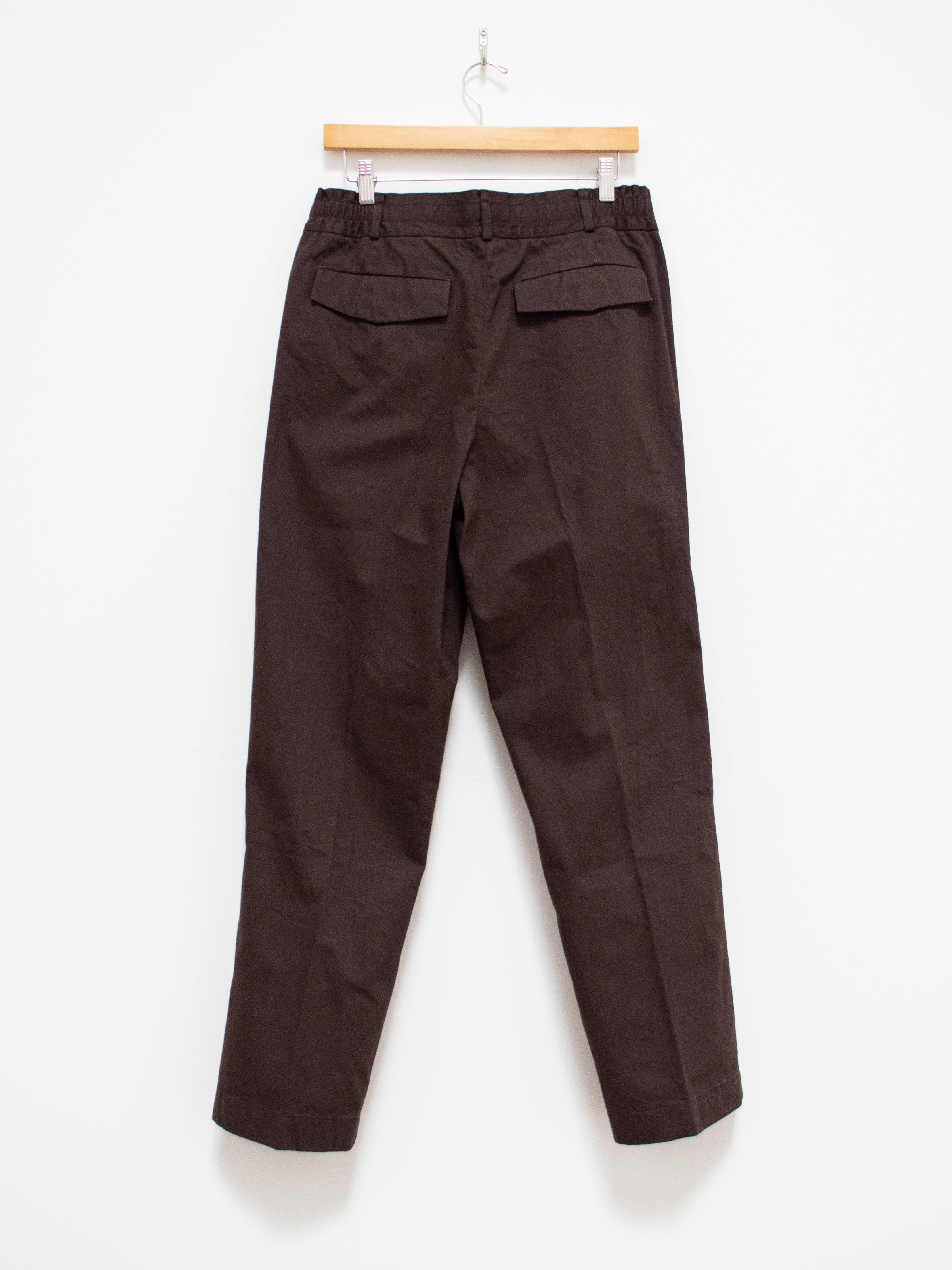 Namu Shop - Jan Machenhauer Tom Pants - Coffee Cotton Drill