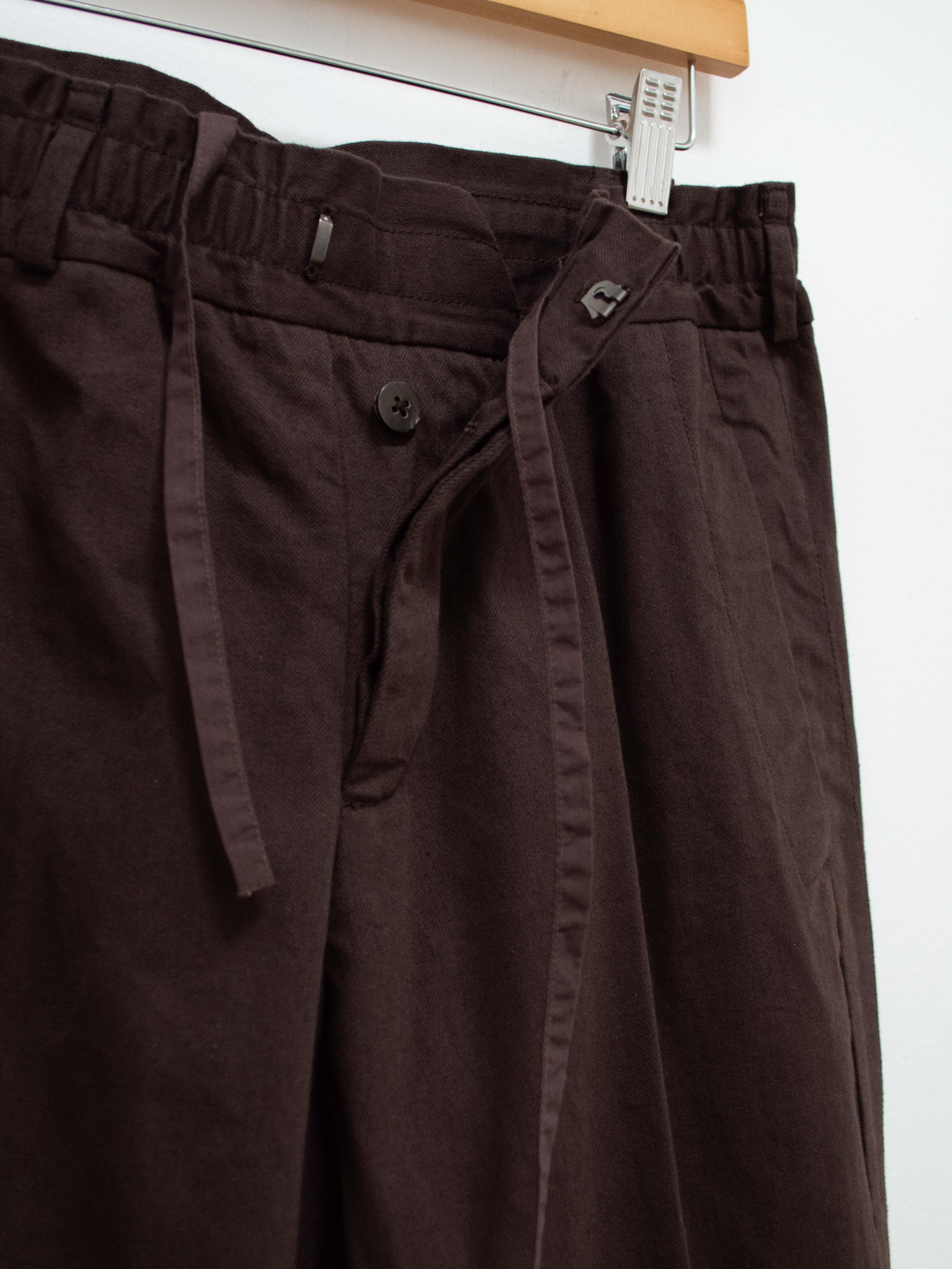 Namu Shop - Jan Machenhauer Tom Pants - Coffee Cotton Drill