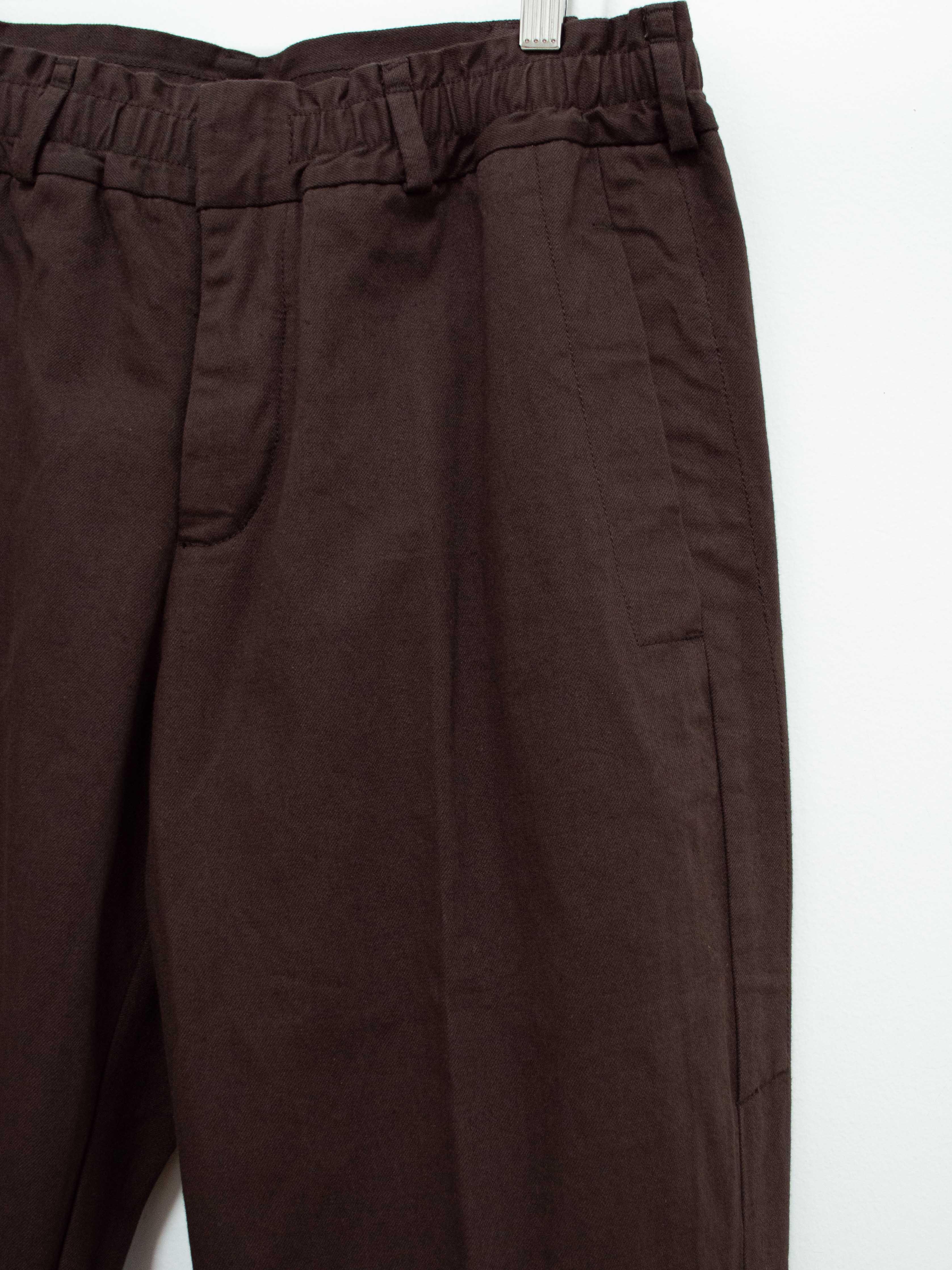 Namu Shop - Jan Machenhauer Tom Pants - Coffee Cotton Drill