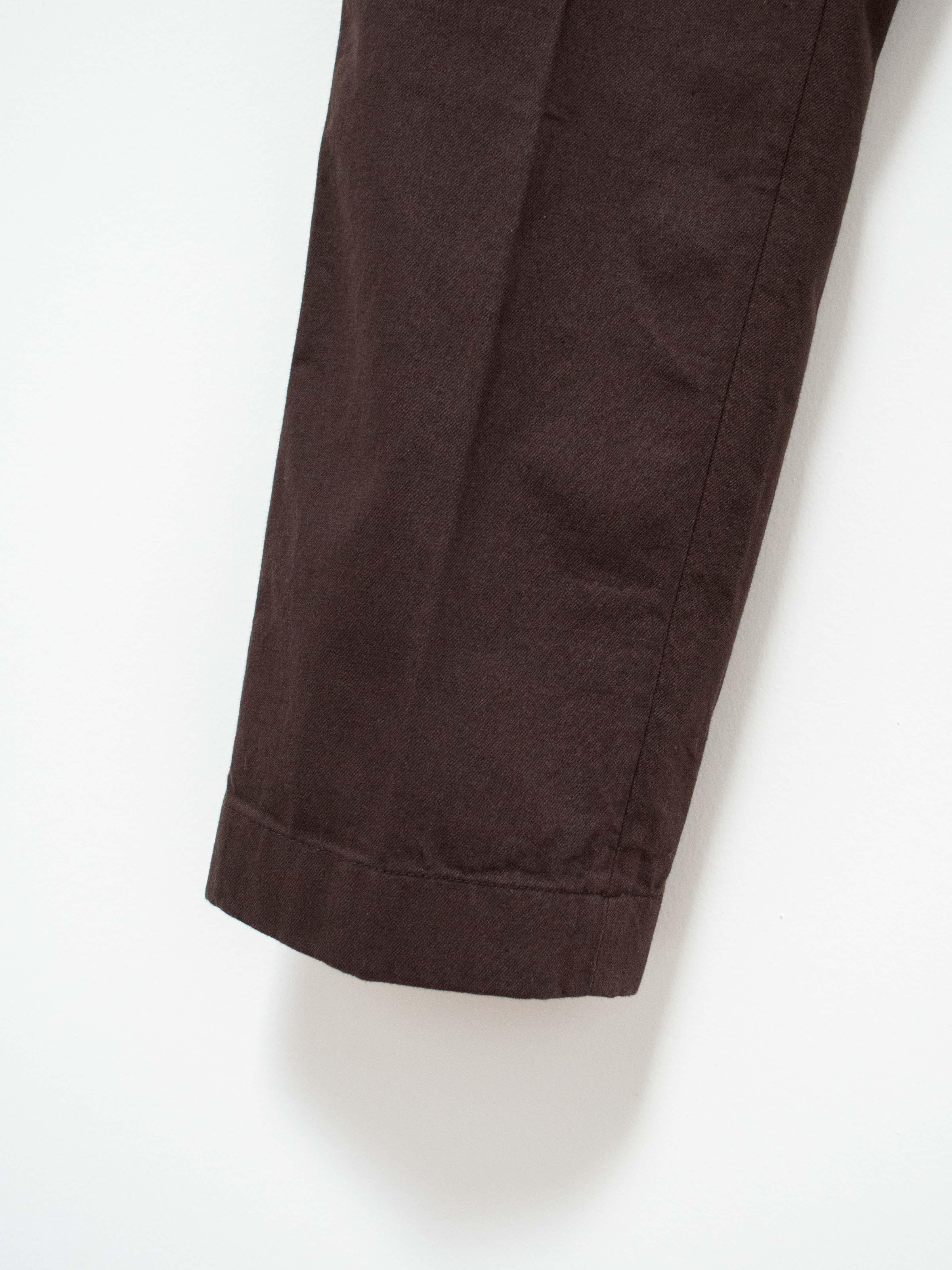 Namu Shop - Jan Machenhauer Tom Pants - Coffee Cotton Drill