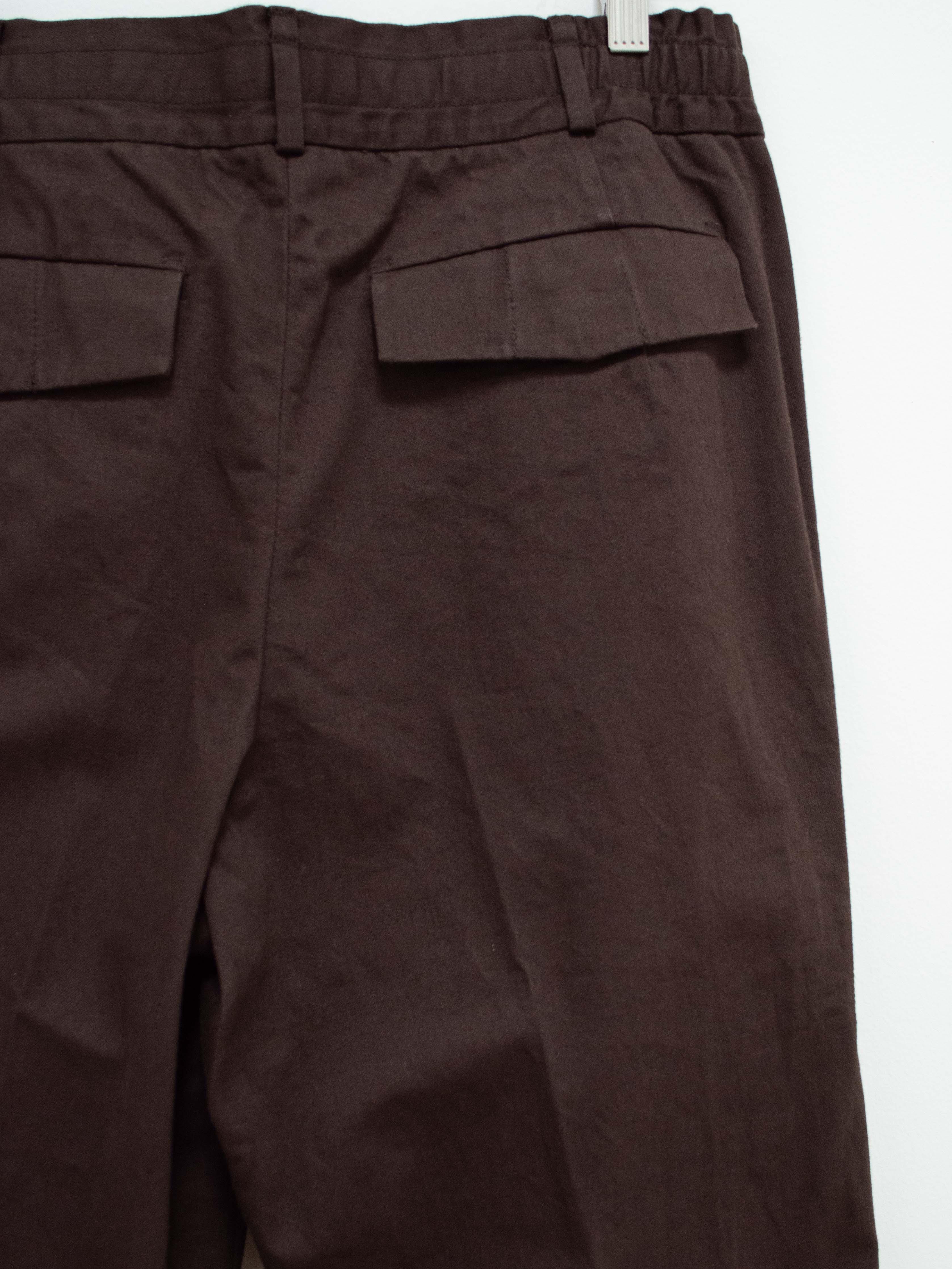 Namu Shop - Jan Machenhauer Tom Pants - Coffee Cotton Drill