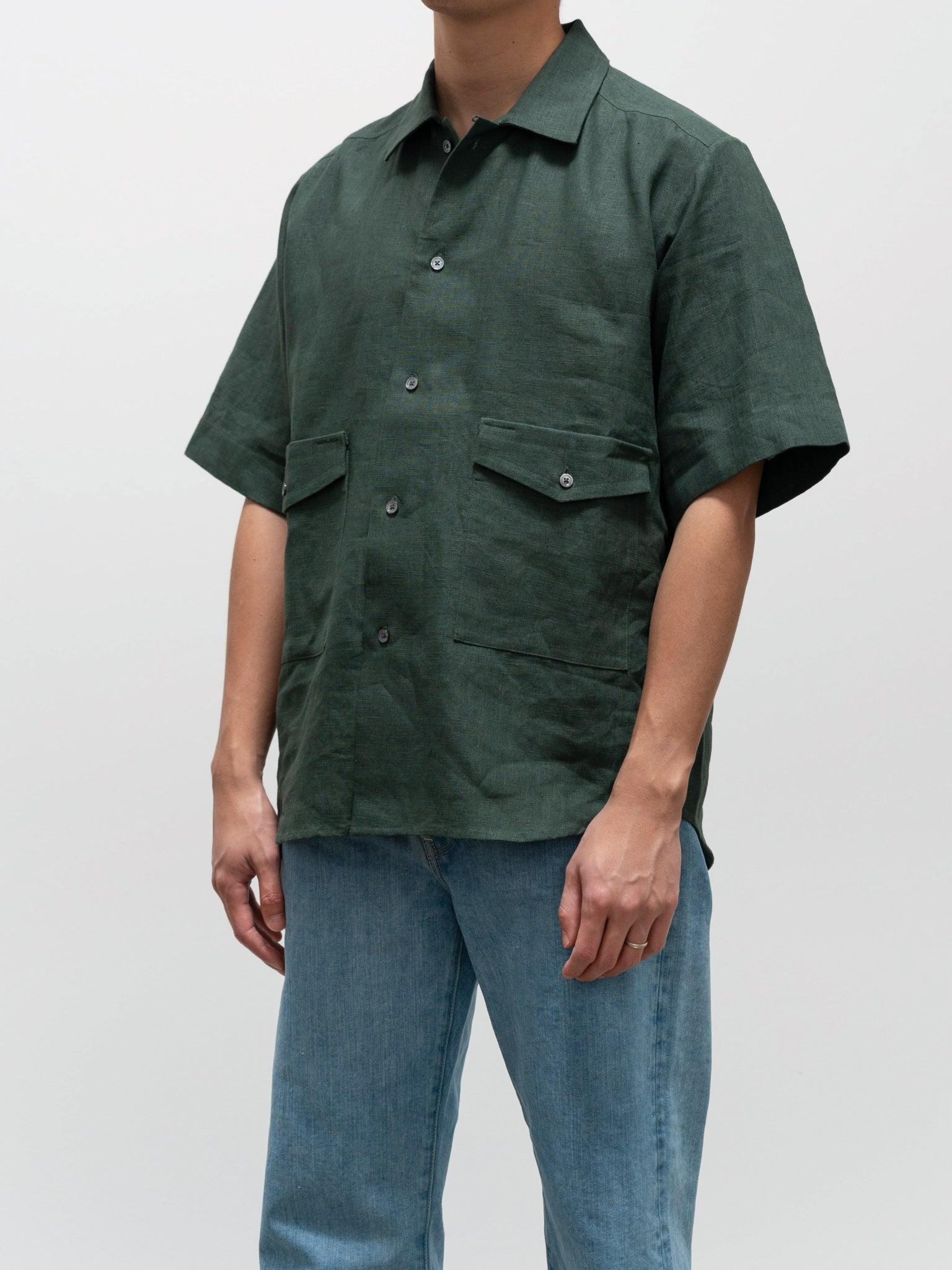 Namu Shop - Jan Machenhauer Zane Shirt - Forest Linen