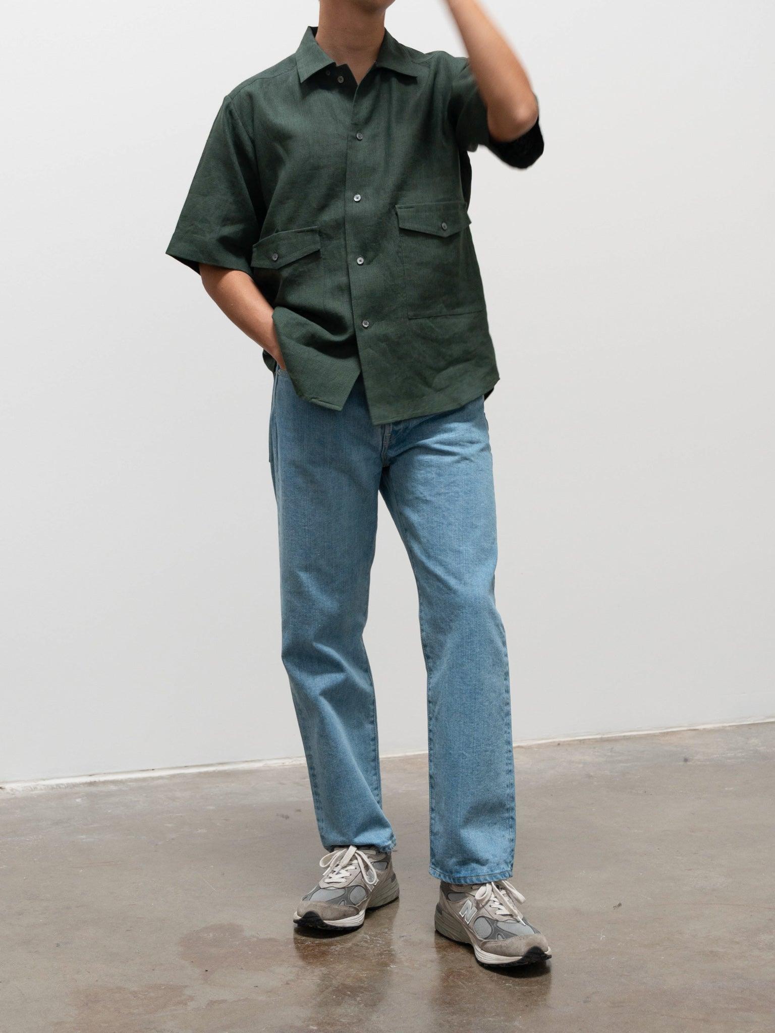 Namu Shop - Jan Machenhauer Zane Shirt - Forest Linen