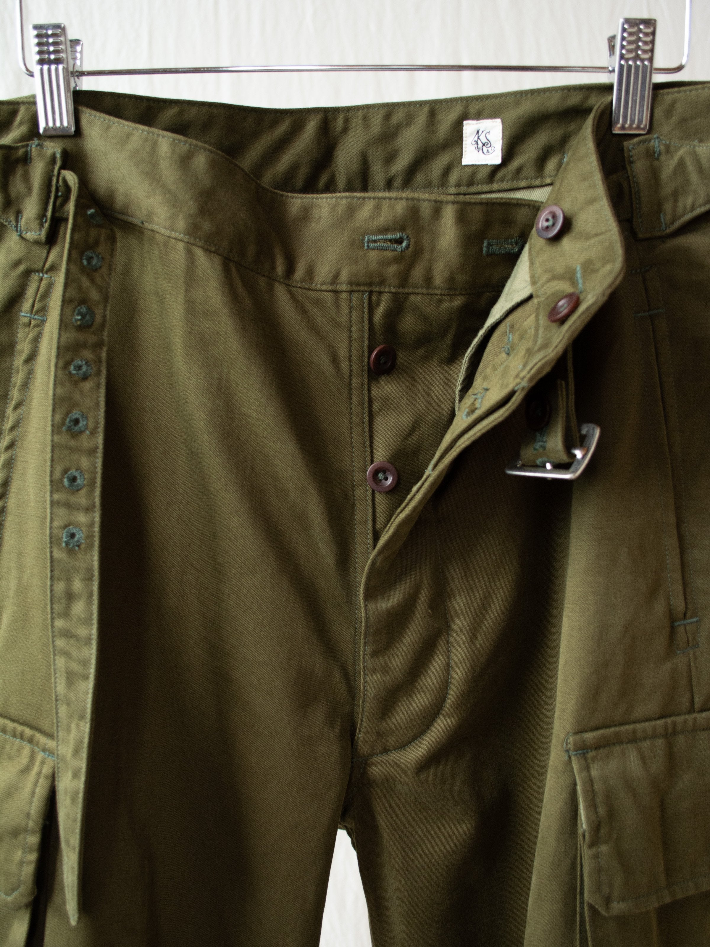 Namu Shop - Kaptain Sunshine Army Cargo Pants - Olive