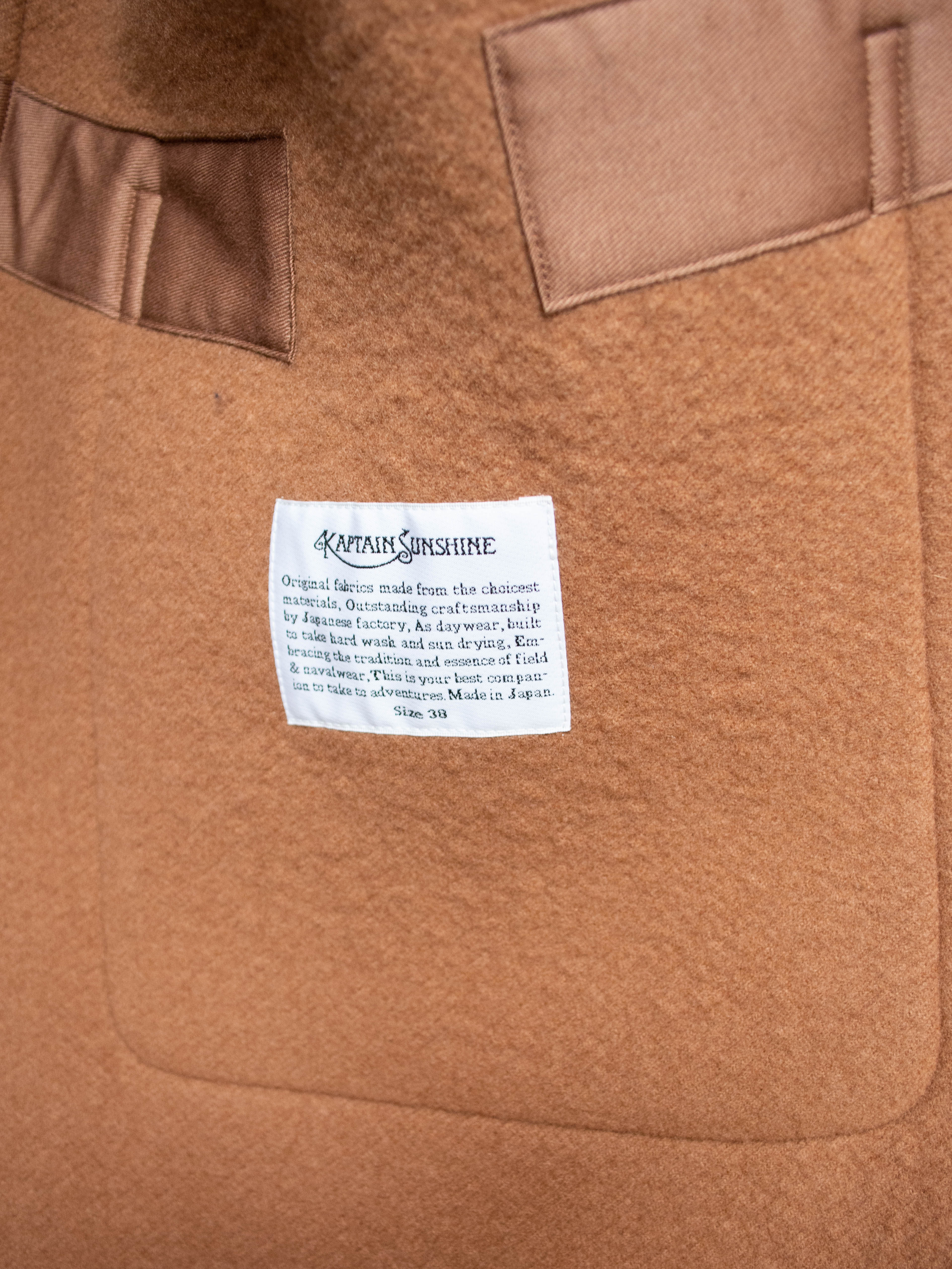 Namu Shop - Kaptain Sunshine Duffle Coat - Red Brown