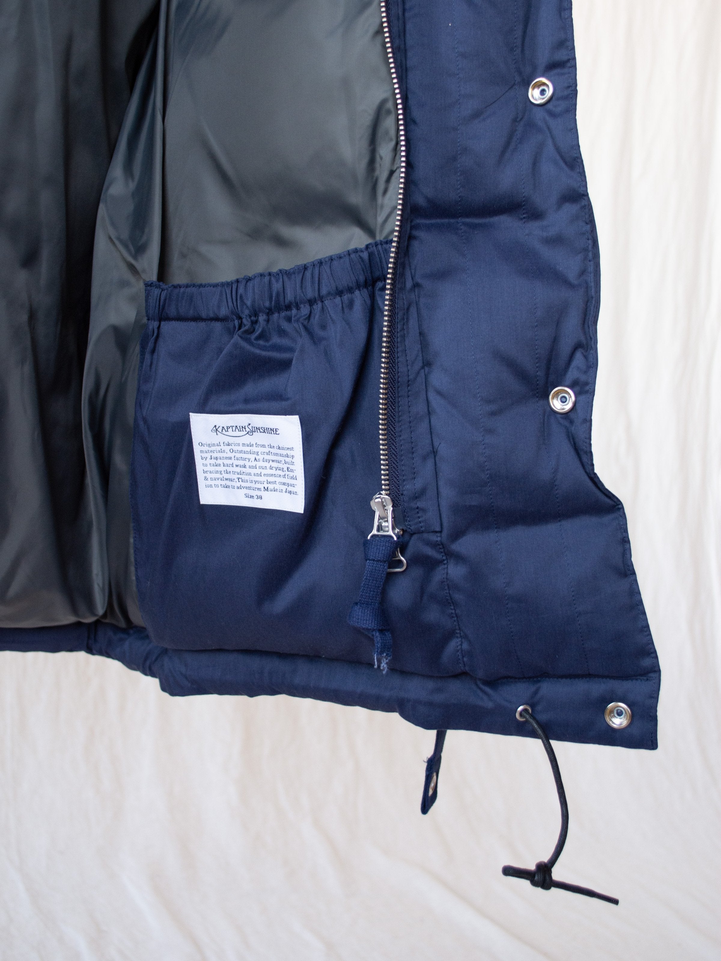 Namu Shop - Kaptain Sunshine Expedition Down Jacket - Deep Sea