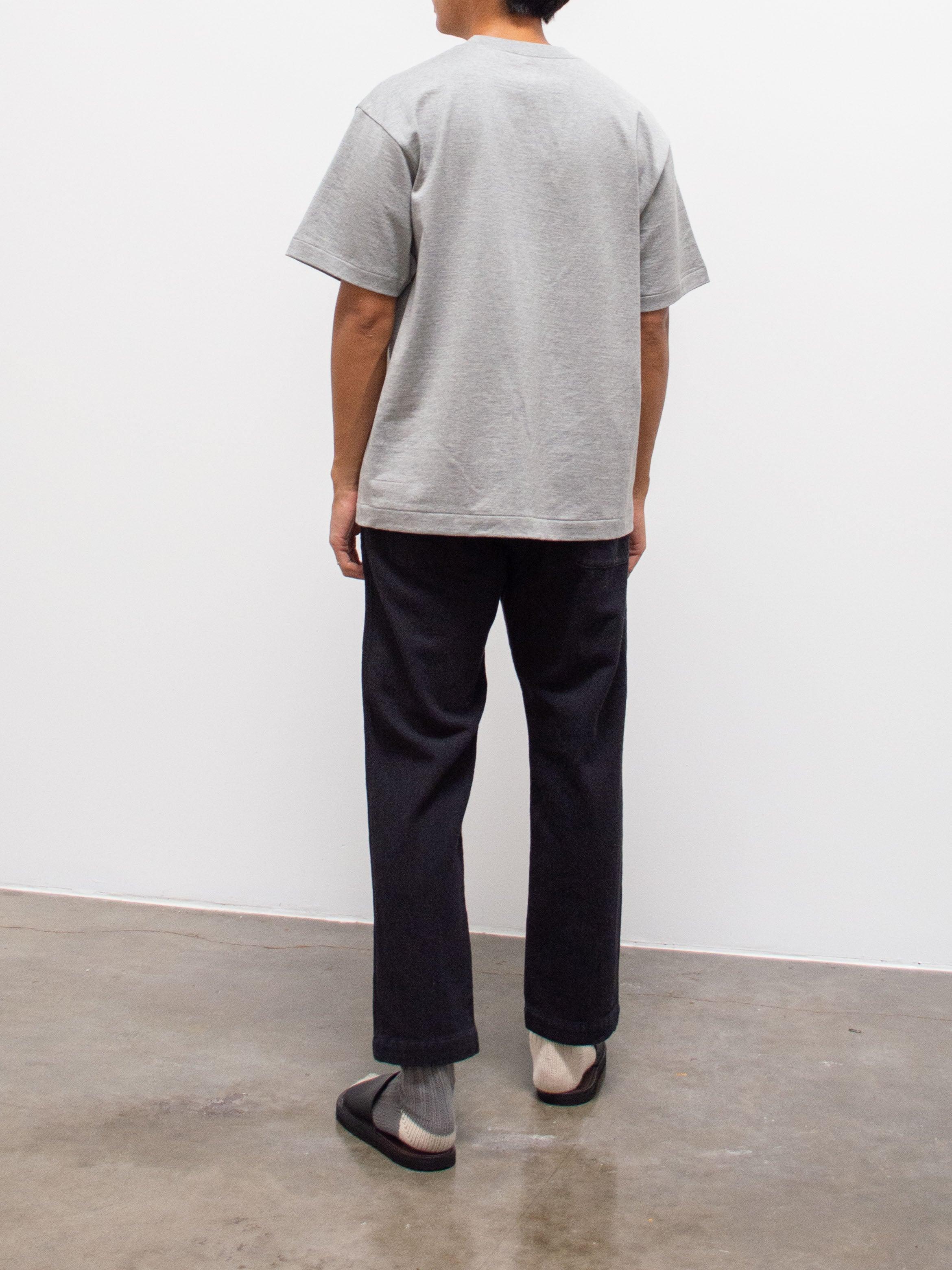 Namu Shop - Kaptain Sunshine Heavy Suvin Supima Tube Pocket Tee - Feather Gray
