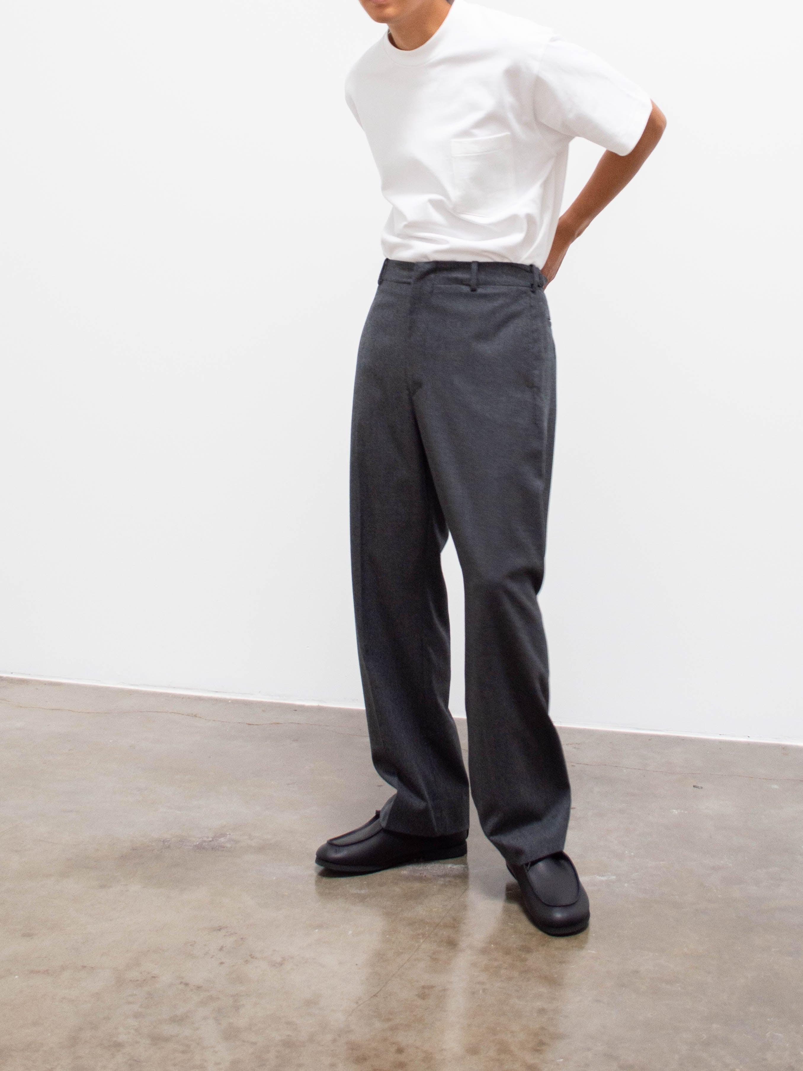Namu Shop - Kaptain Sunshine Heavy Suvin Supima Tube Pocket Tee - White