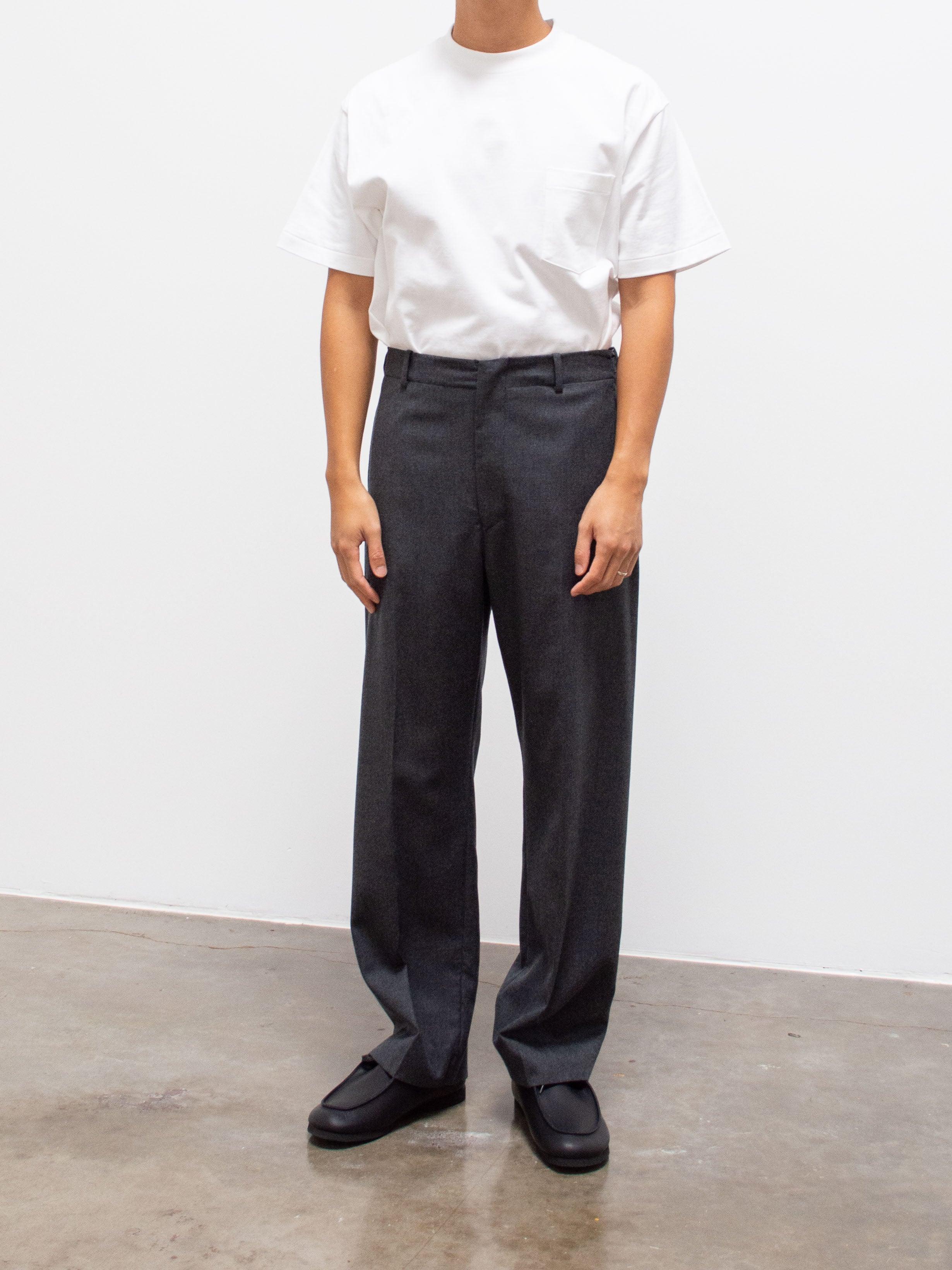 Namu Shop - Kaptain Sunshine Heavy Suvin Supima Tube Pocket Tee - White