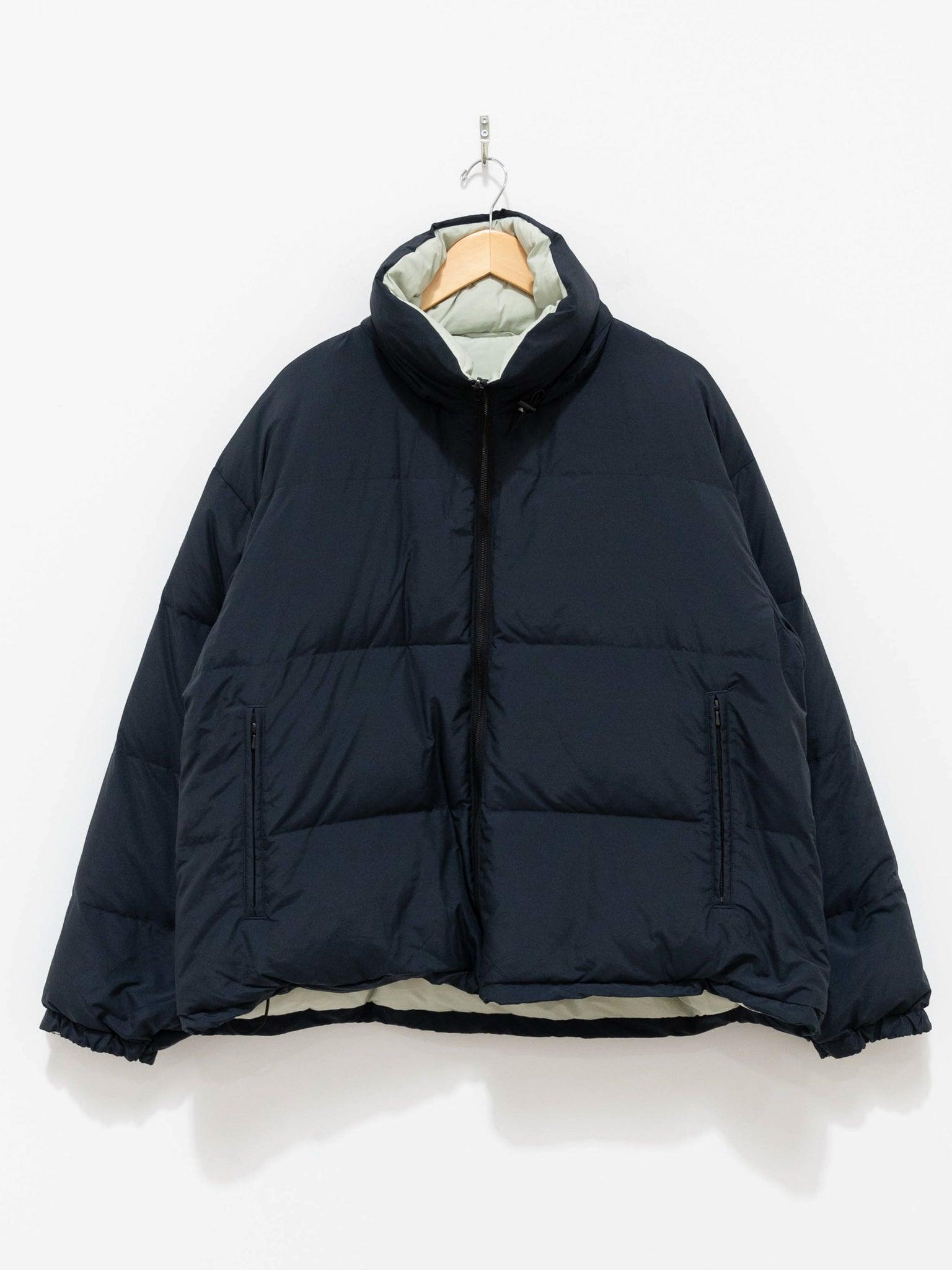 Namu Shop - Kaptain Sunshine Reversible Mont Blanc Puffer Down Jacket - Navy/Mint