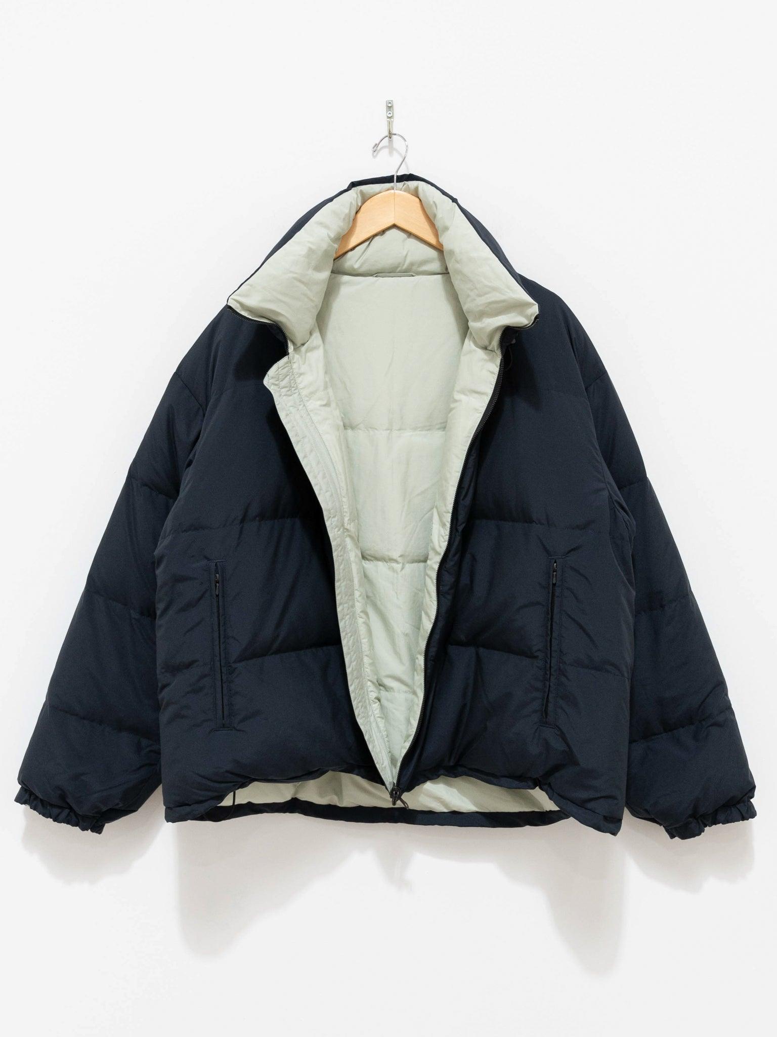 Namu Shop - Kaptain Sunshine Reversible Mont Blanc Puffer Down Jacket - Navy/Mint