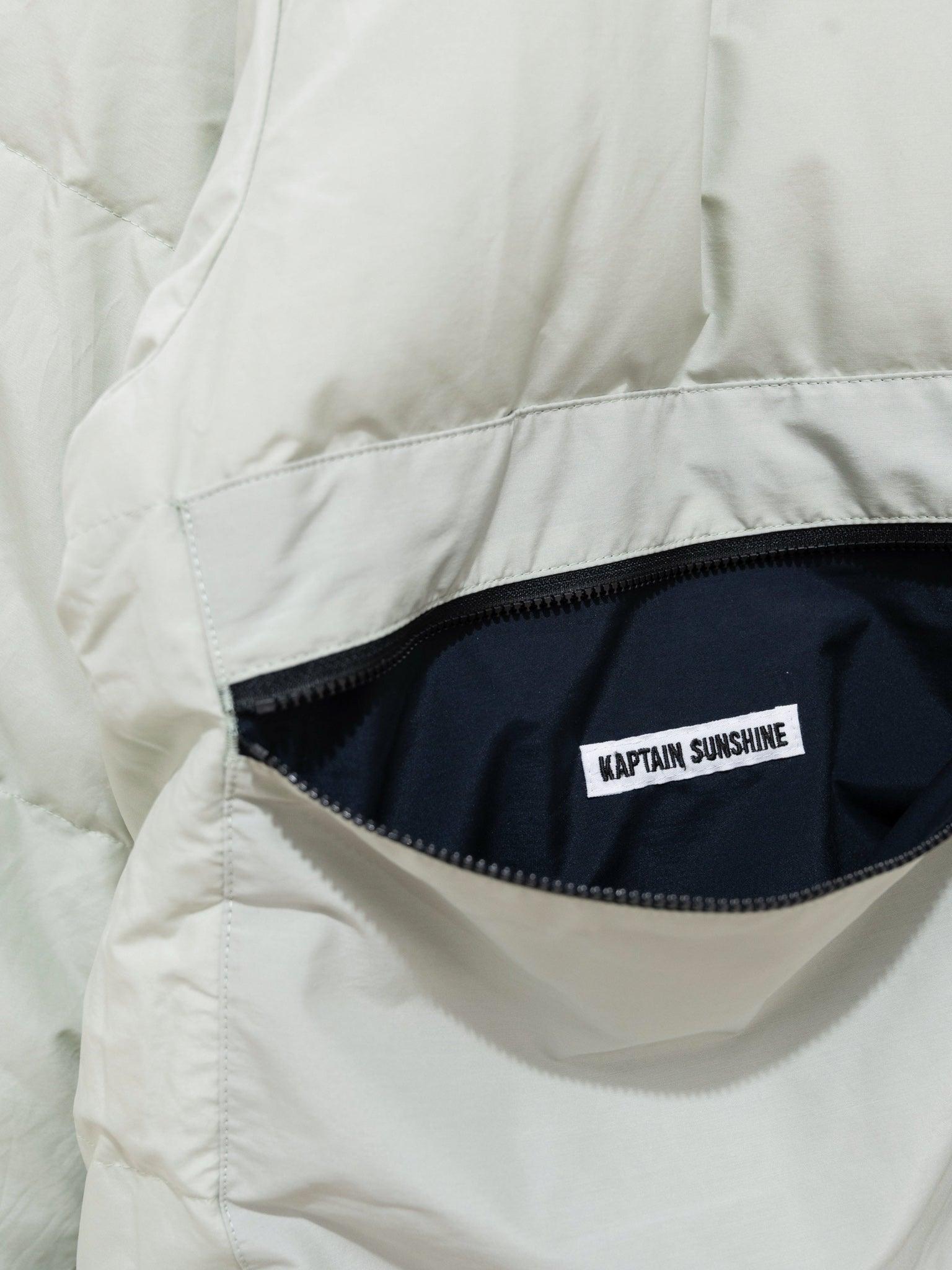 Namu Shop - Kaptain Sunshine Reversible Mont Blanc Puffer Down Jacket - Navy/Mint