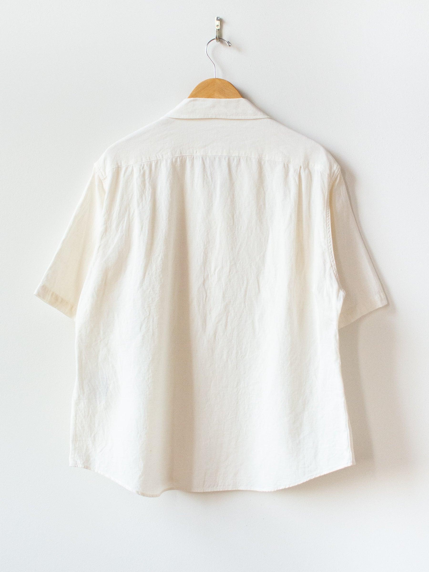 Namu Shop - Kaptain Sunshine Safari Mesh Open Collar SS Shirt- White