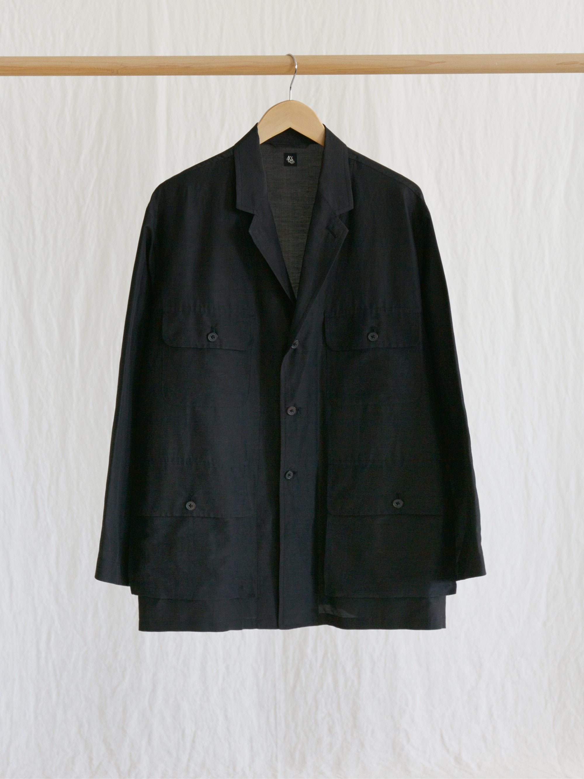 Namu Shop - Kaptain Sunshine Safari Shirt Jacket - Silk Li / Co Black