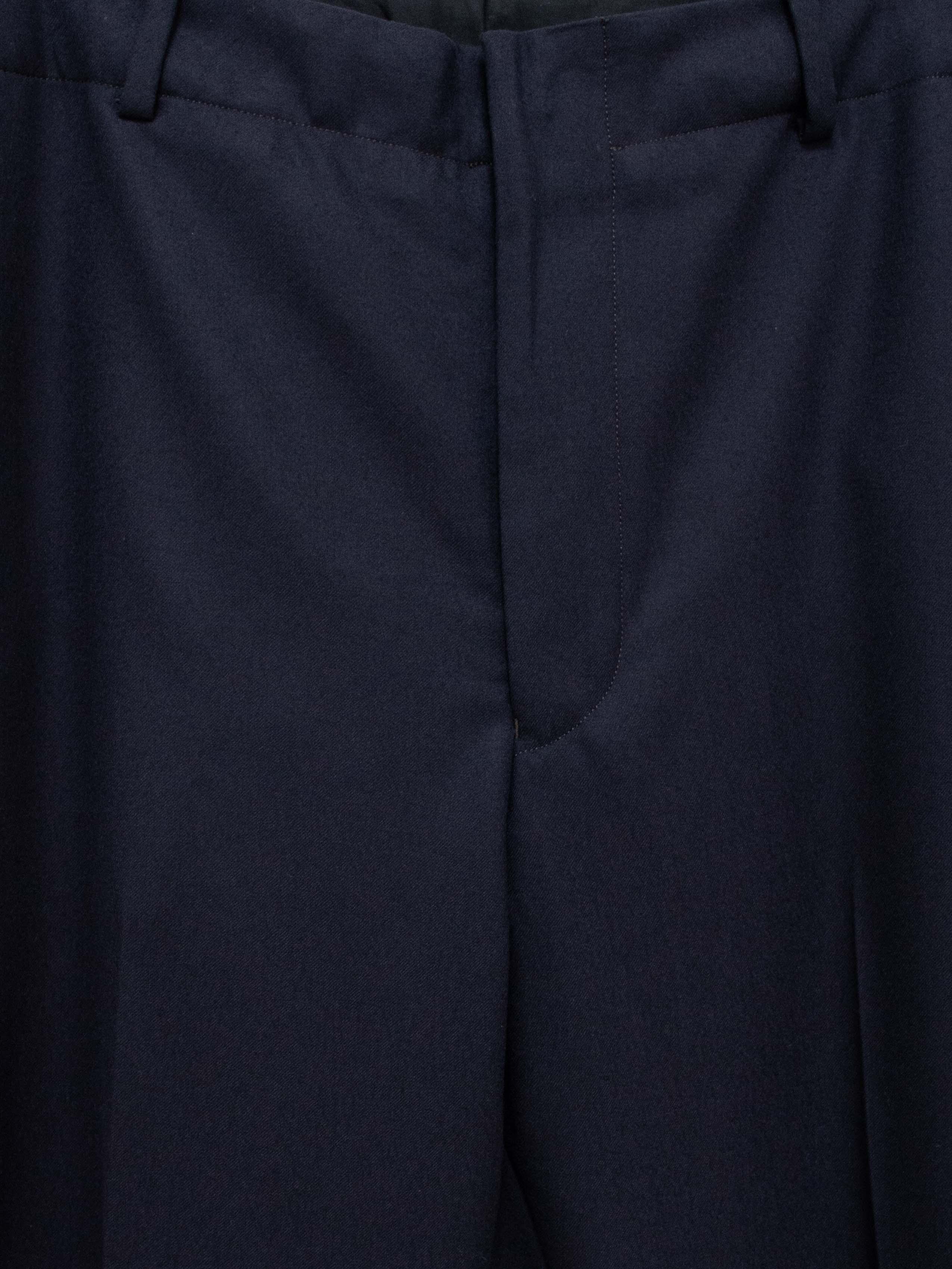 Namu Shop - Kaptain Sunshine Scottish Side Seamless Trouser - Navy