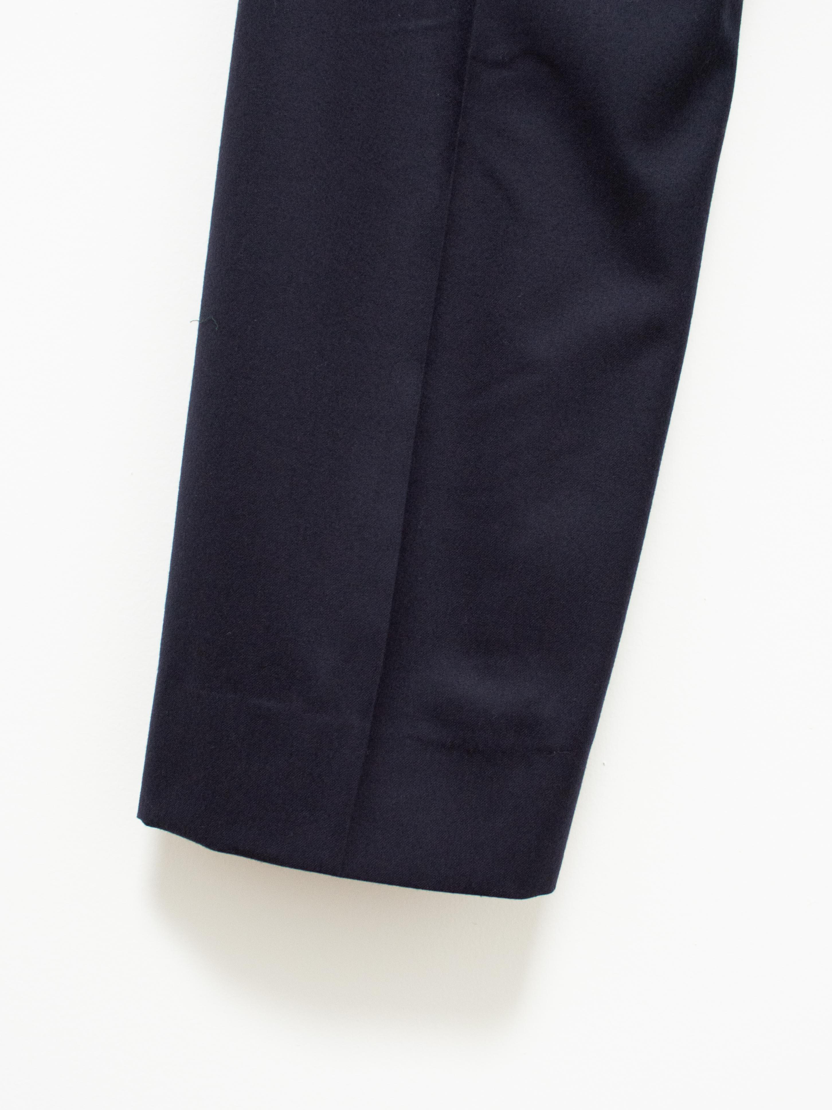 Namu Shop - Kaptain Sunshine Scottish Side Seamless Trouser - Navy