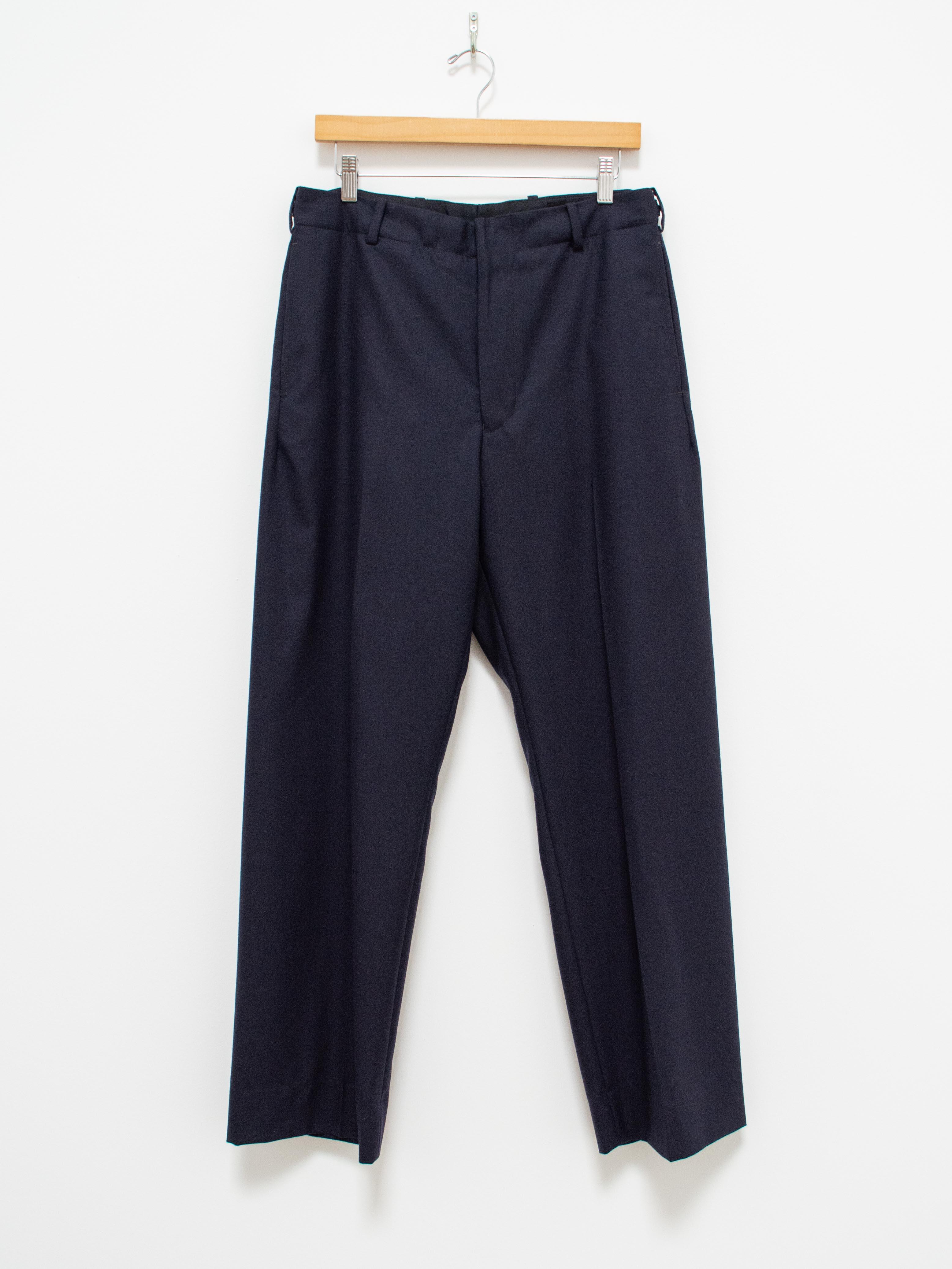 Namu Shop - Kaptain Sunshine Scottish Side Seamless Trouser - Navy