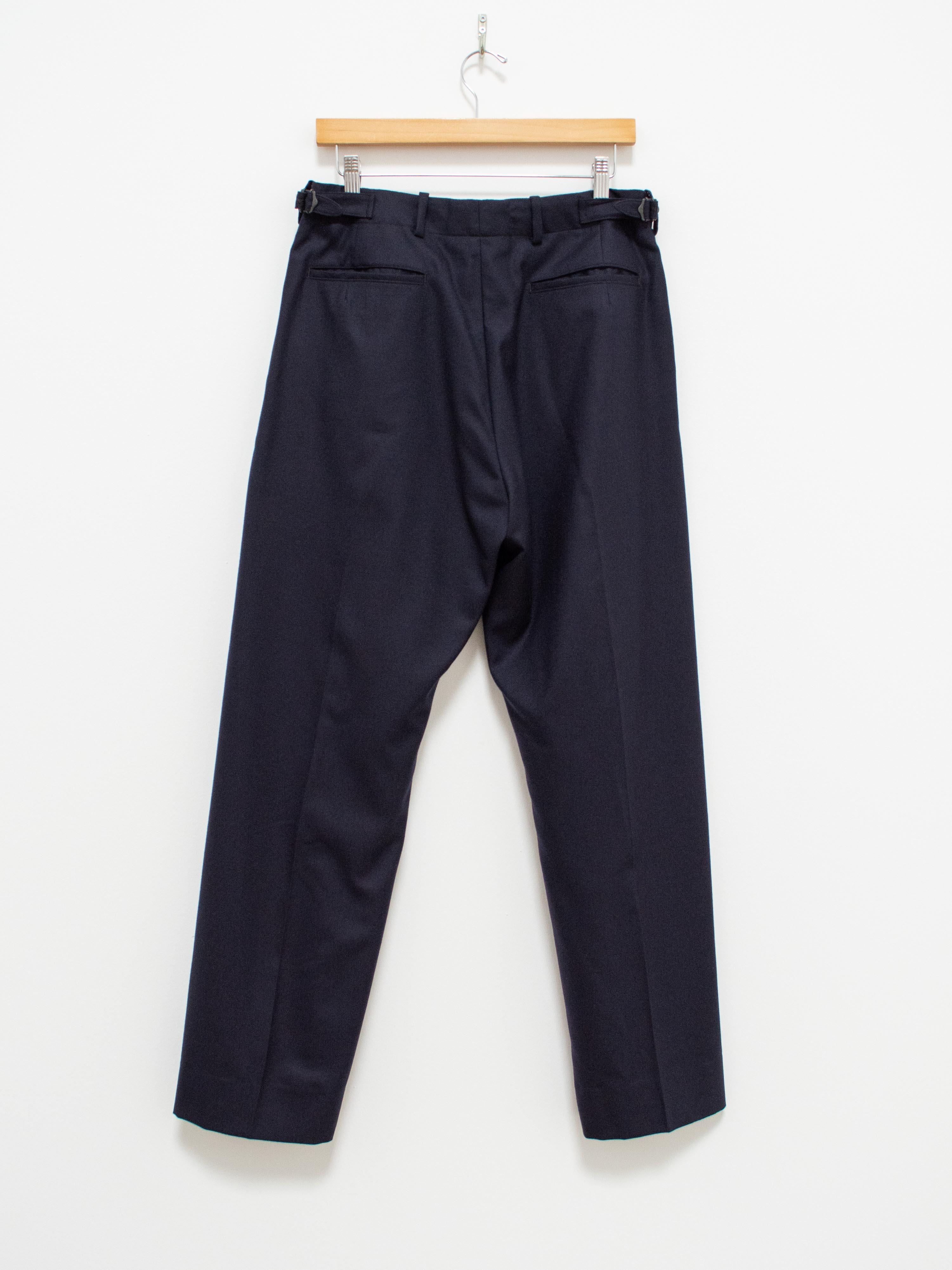 Namu Shop - Kaptain Sunshine Scottish Side Seamless Trouser - Navy