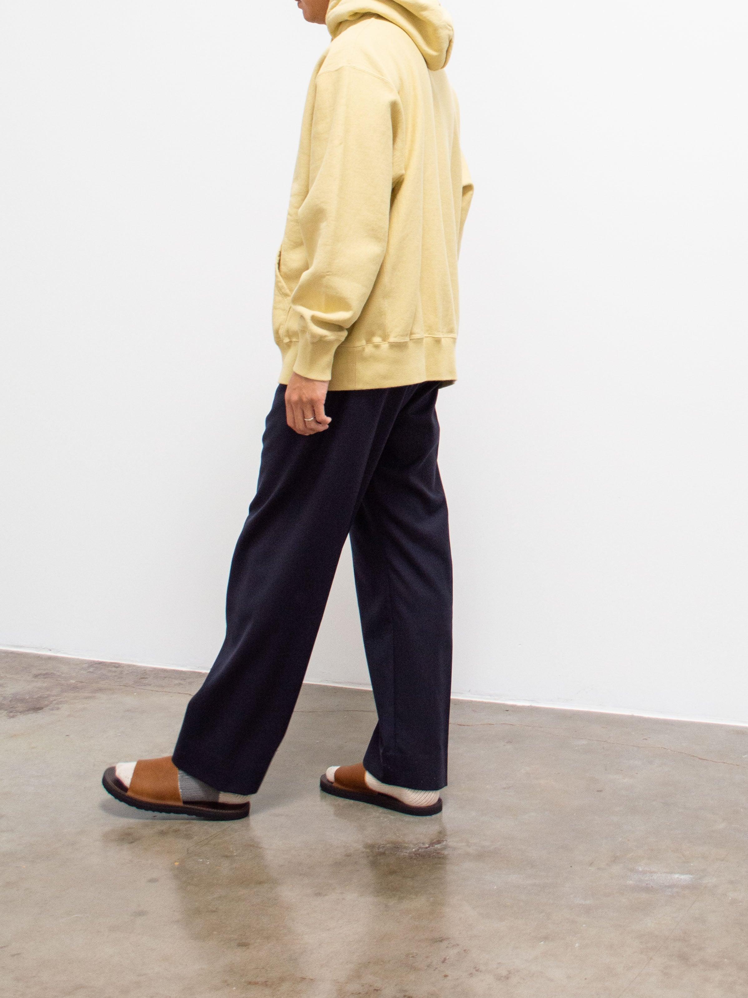 Namu Shop - Kaptain Sunshine Scottish Side Seamless Trouser - Navy