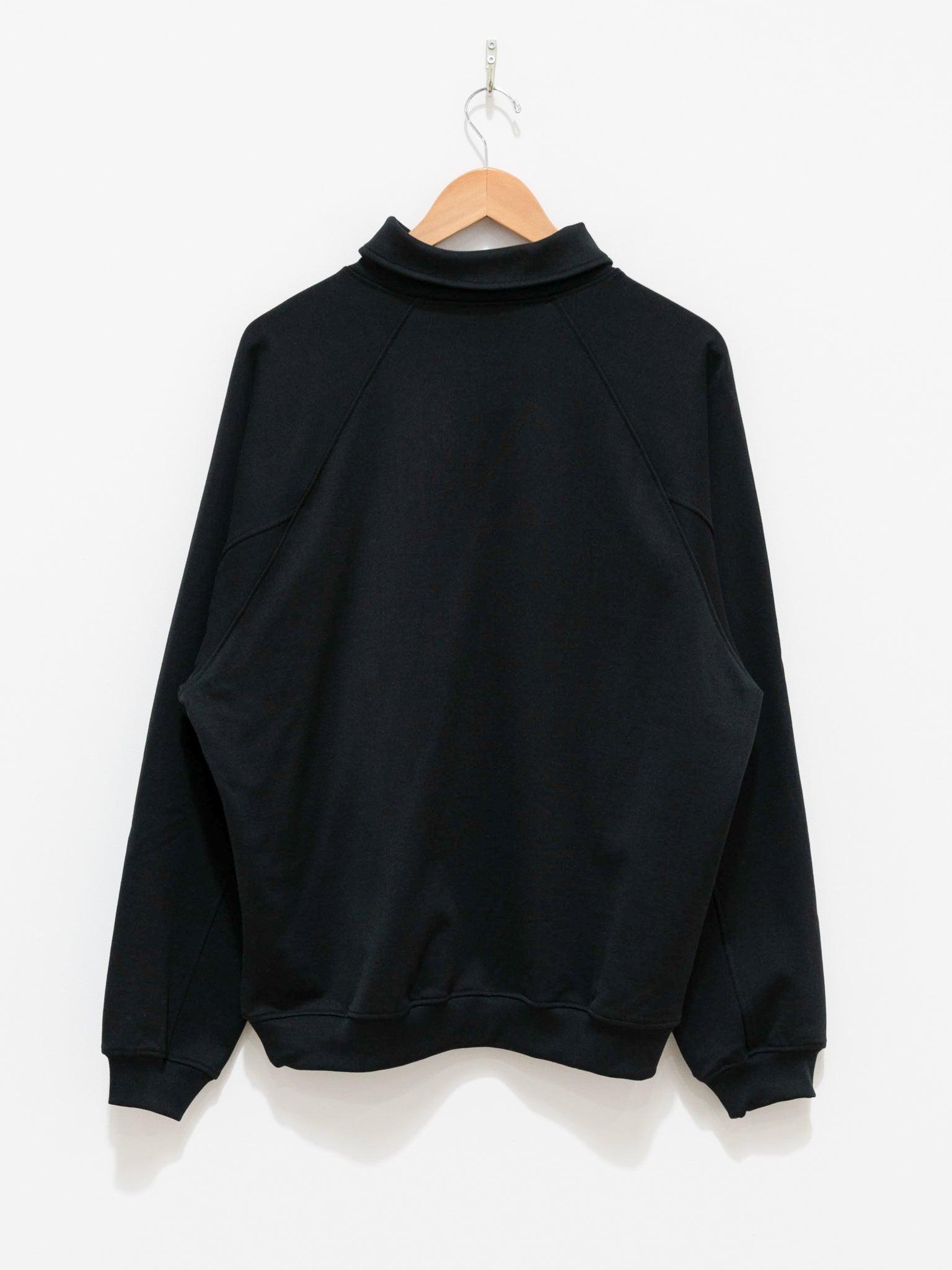 Namu Shop - Kaptain Sunshine Sea Island Cotton Sweat Halfzip Pullover - Black