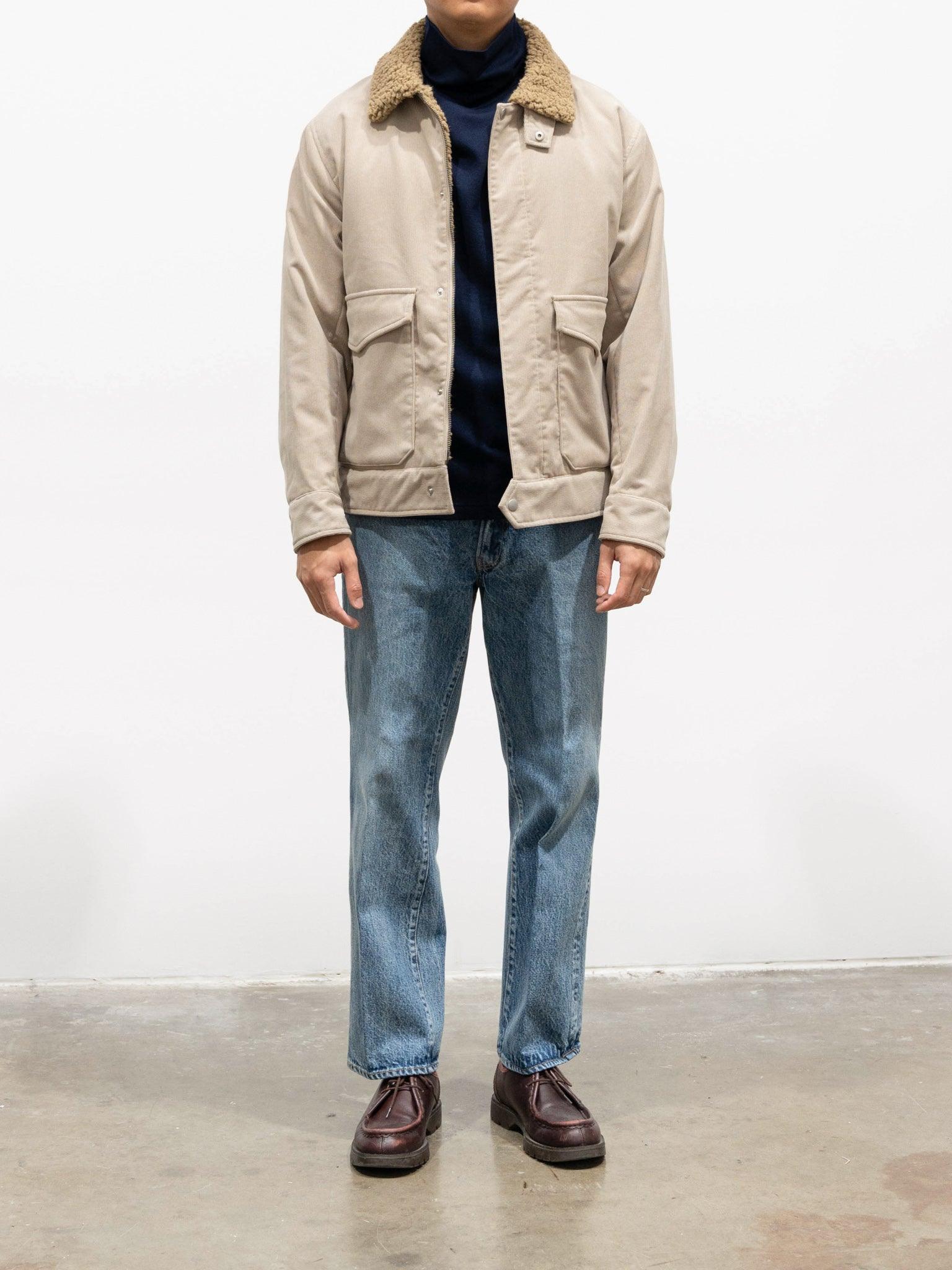 Namu Shop - Kaptain Sunshine Skateshoe Cut Denim Pants - Indigo Vintage Wash