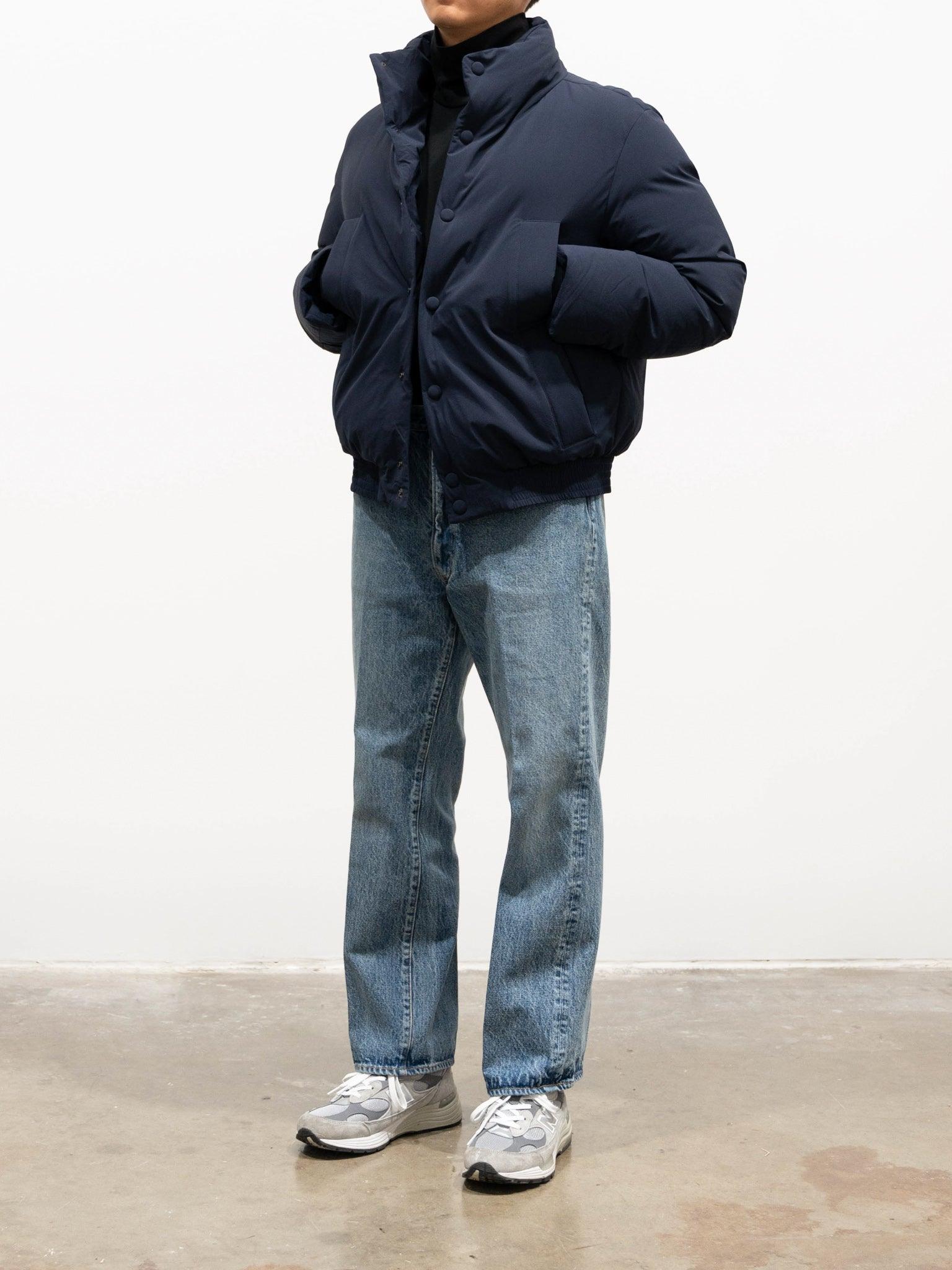 Namu Shop - Kaptain Sunshine Skateshoe Cut Denim Pants - Indigo Vintage Wash