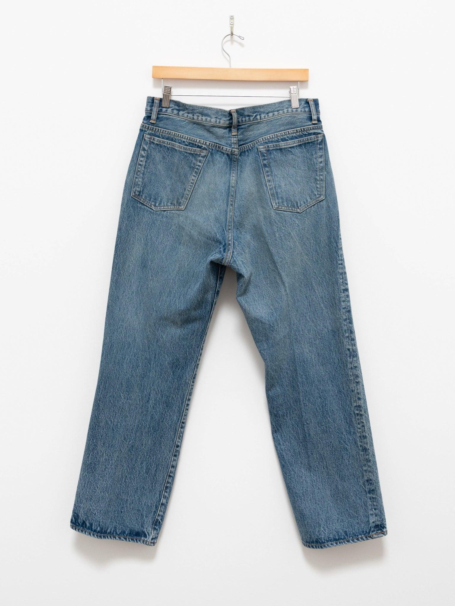 Namu Shop - Kaptain Sunshine Skateshoe Cut Denim Pants - Indigo Vintage Wash