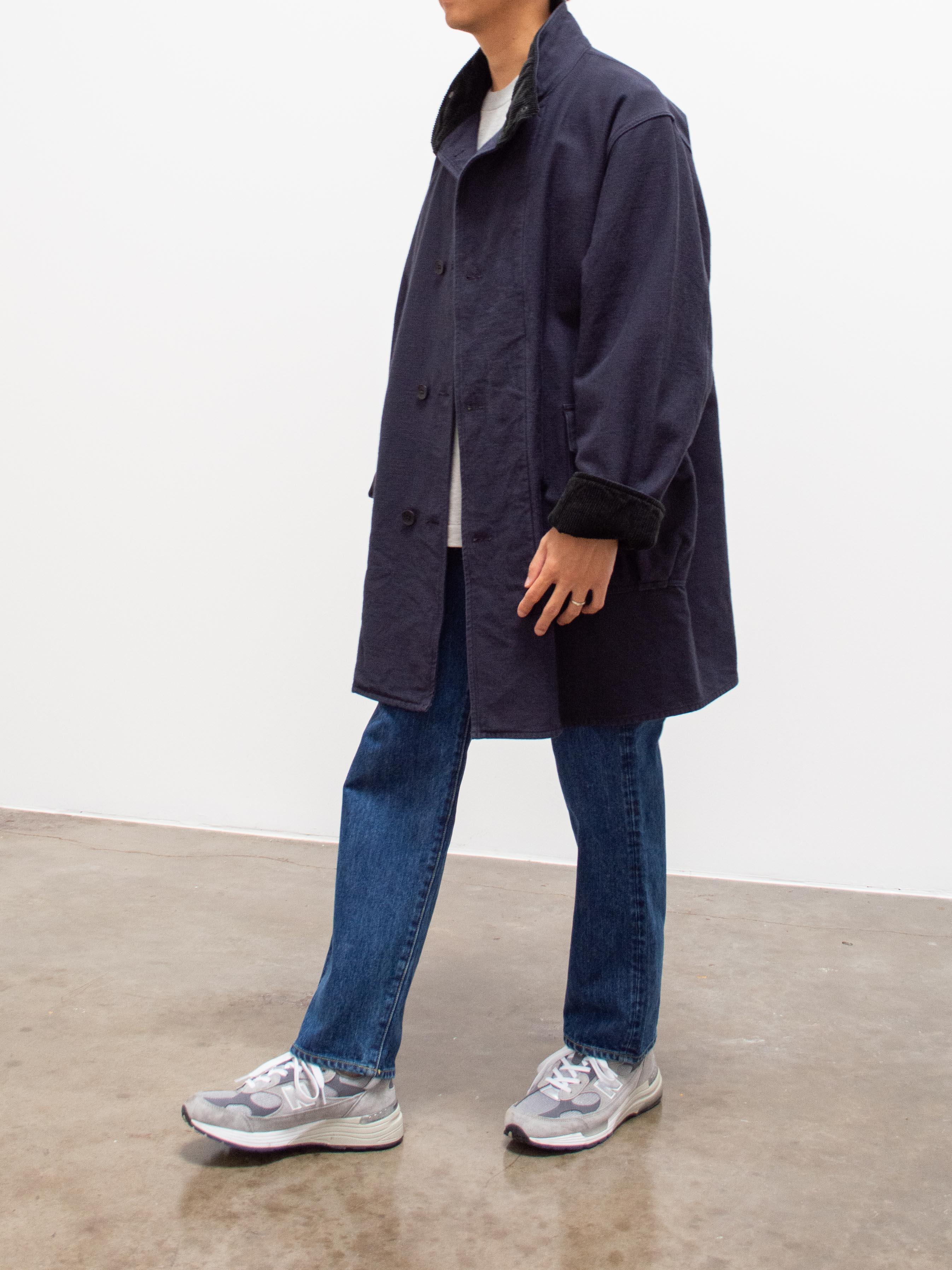Namu Shop - Kaptain Sunshine Stand Collar Coat - Navy