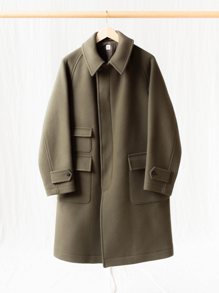 Namu Shop - Kaptain Sunshine Traveller Coat - Smokey Green