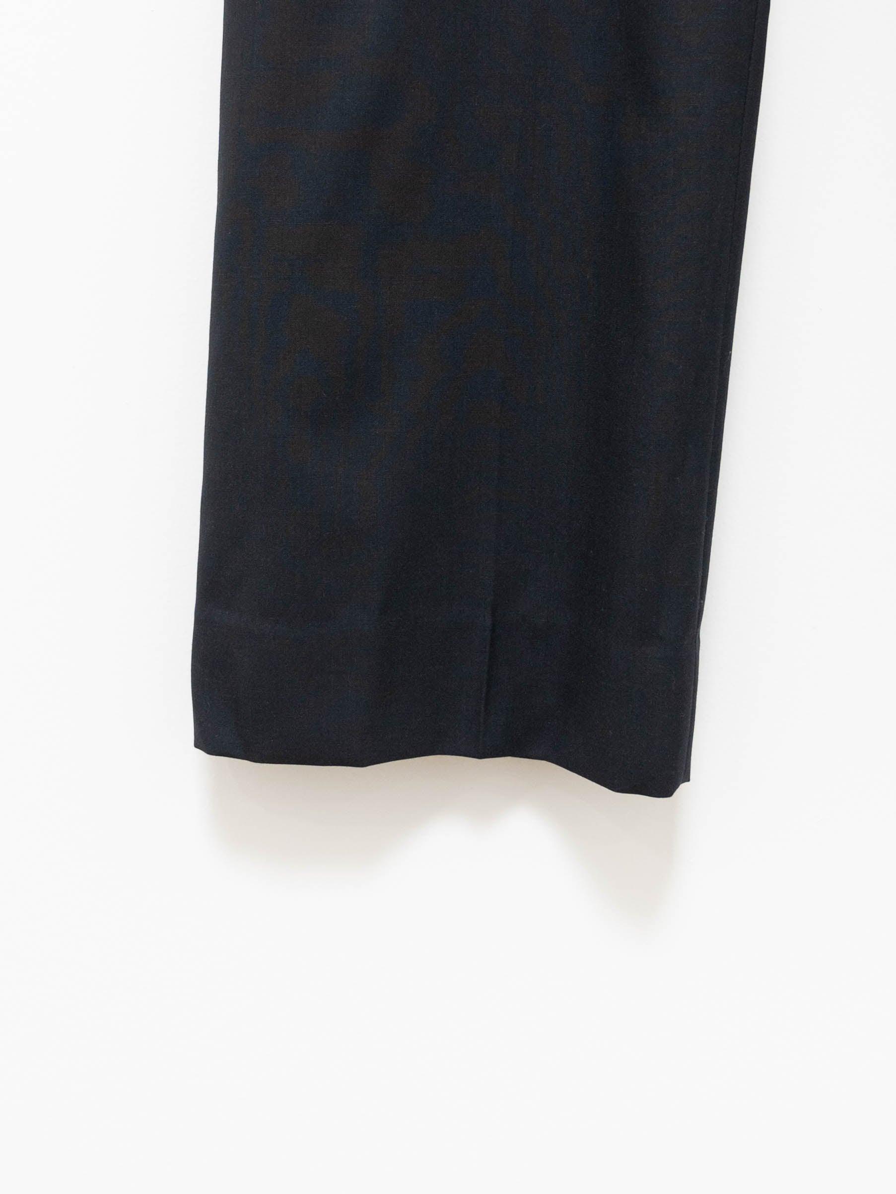 Namu Shop - Kaptain Sunshine Washable Fine Wool Side-Seamless Trouser - Navy