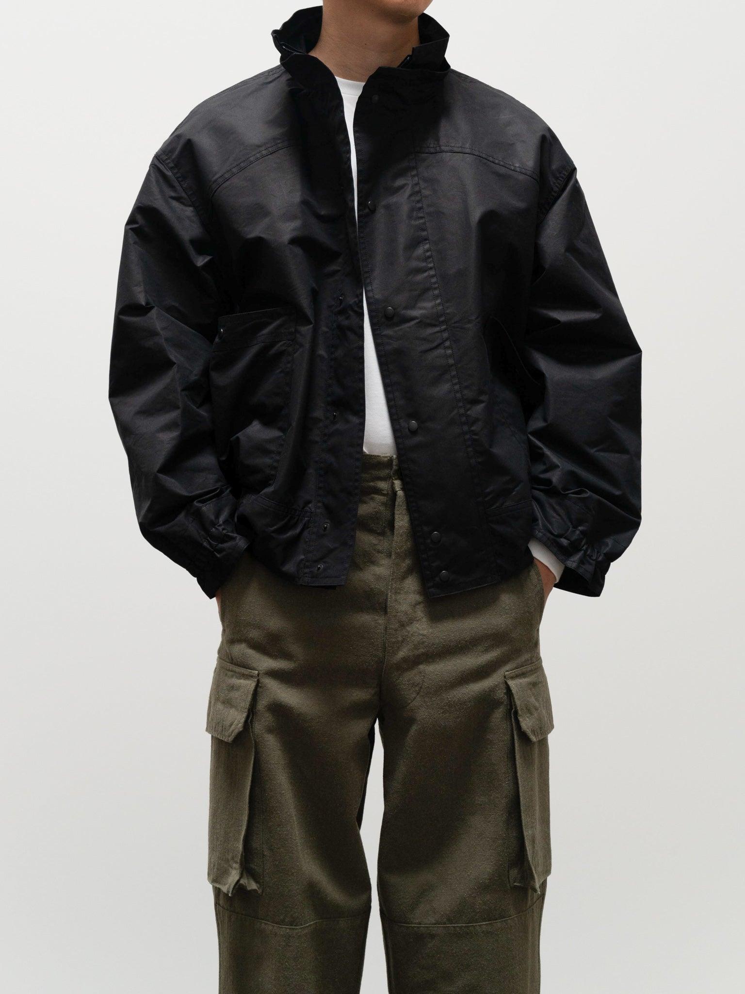 Namu Shop - Kaptain Sunshine Washed Co/Li/Silk Herringbone Fatigue Pants - Olive