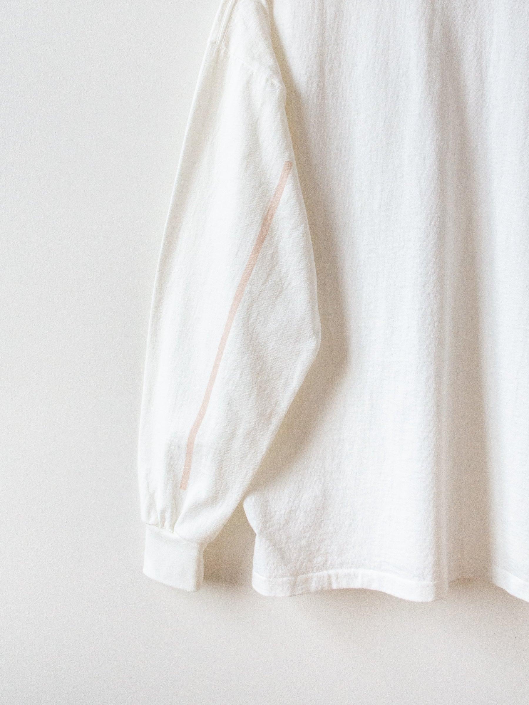 Namu Shop - Kaptain Sunshine West Coast LS Tee - White x Sand Line