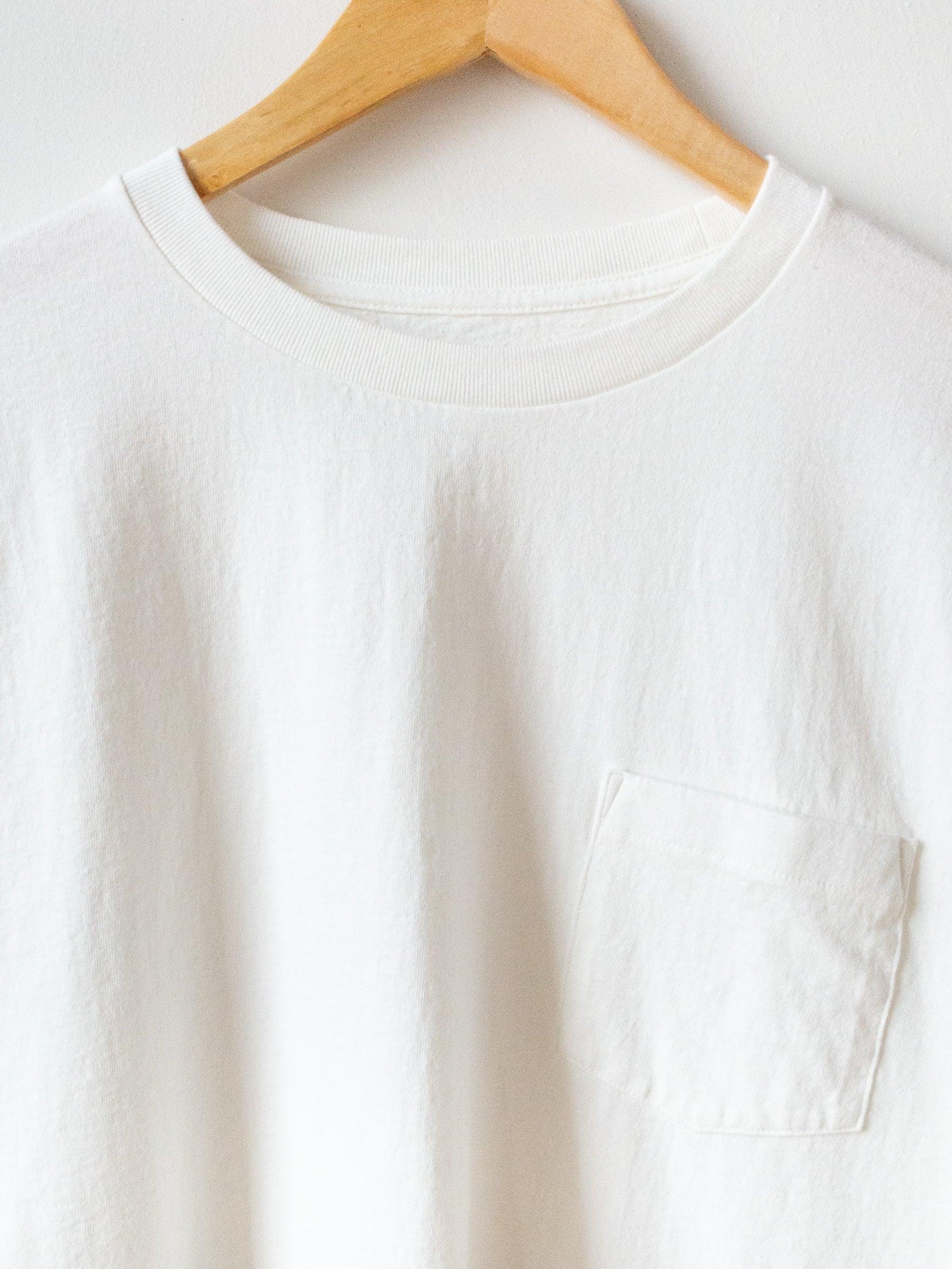 Namu Shop - Kaptain Sunshine West Coast LS Tee - White x Sand Line