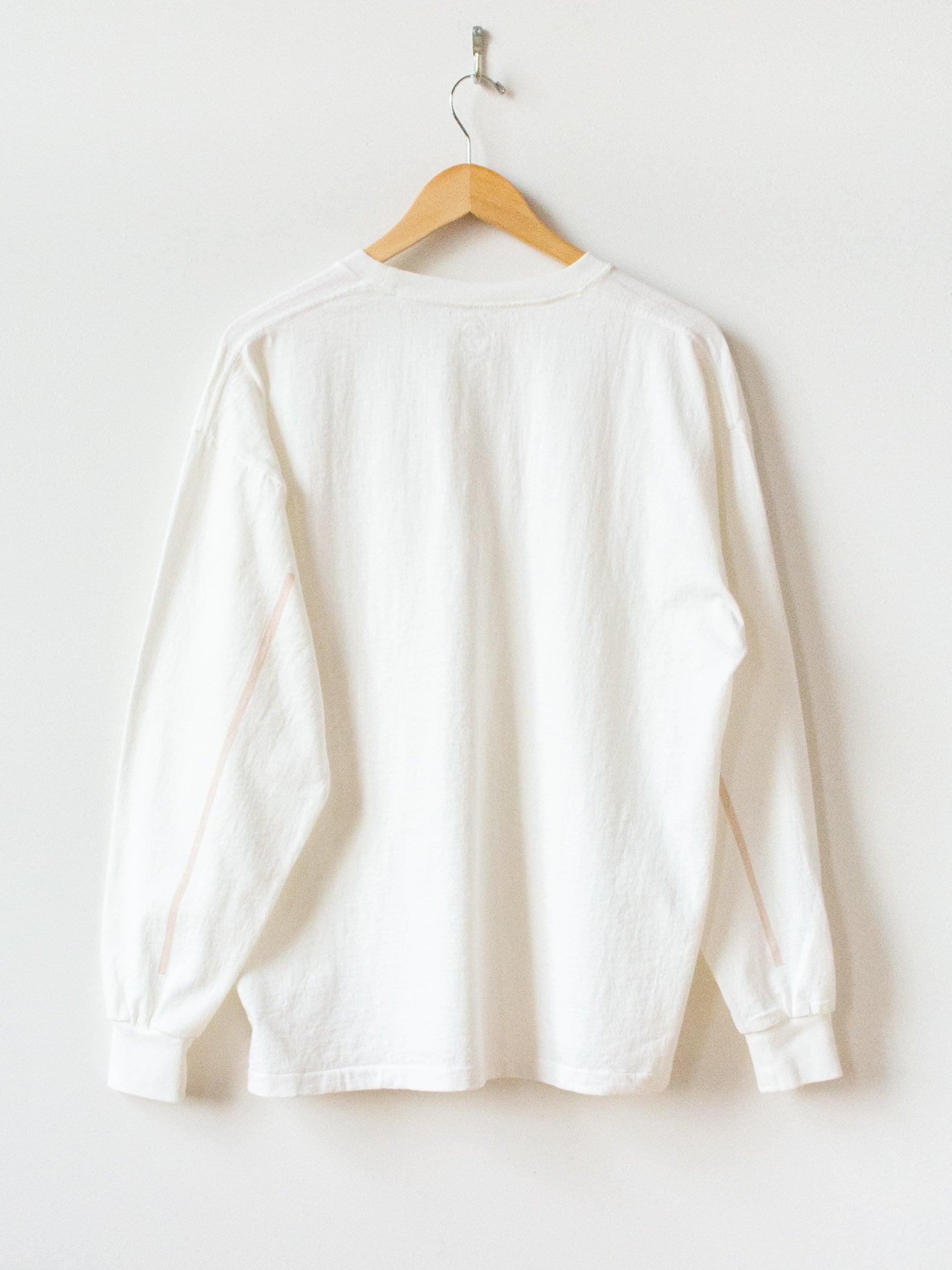 Namu Shop - Kaptain Sunshine West Coast LS Tee - White x Sand Line