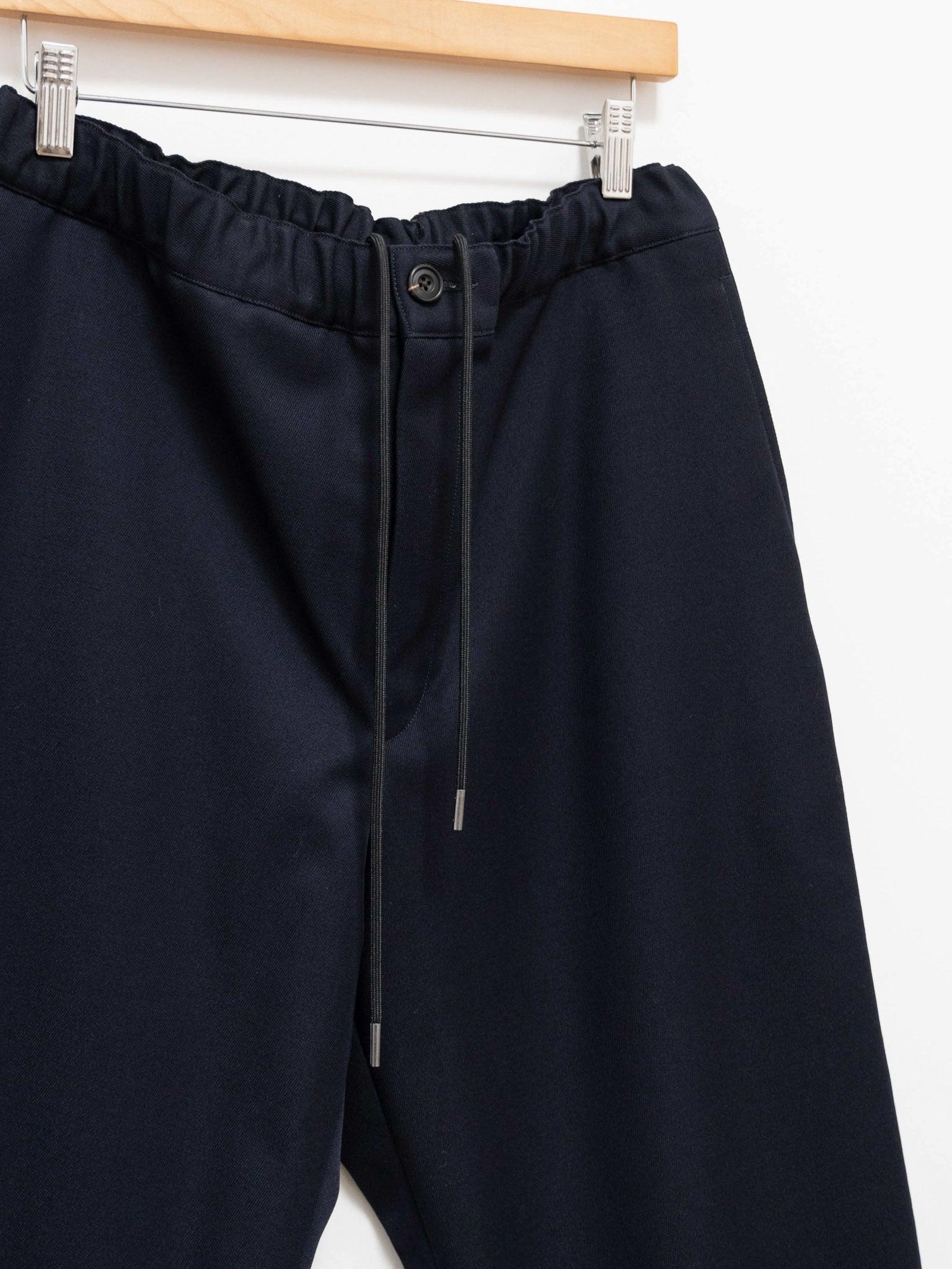 Namu Shop - Kaptain Sunshine Wool Easy Slacks - Navy