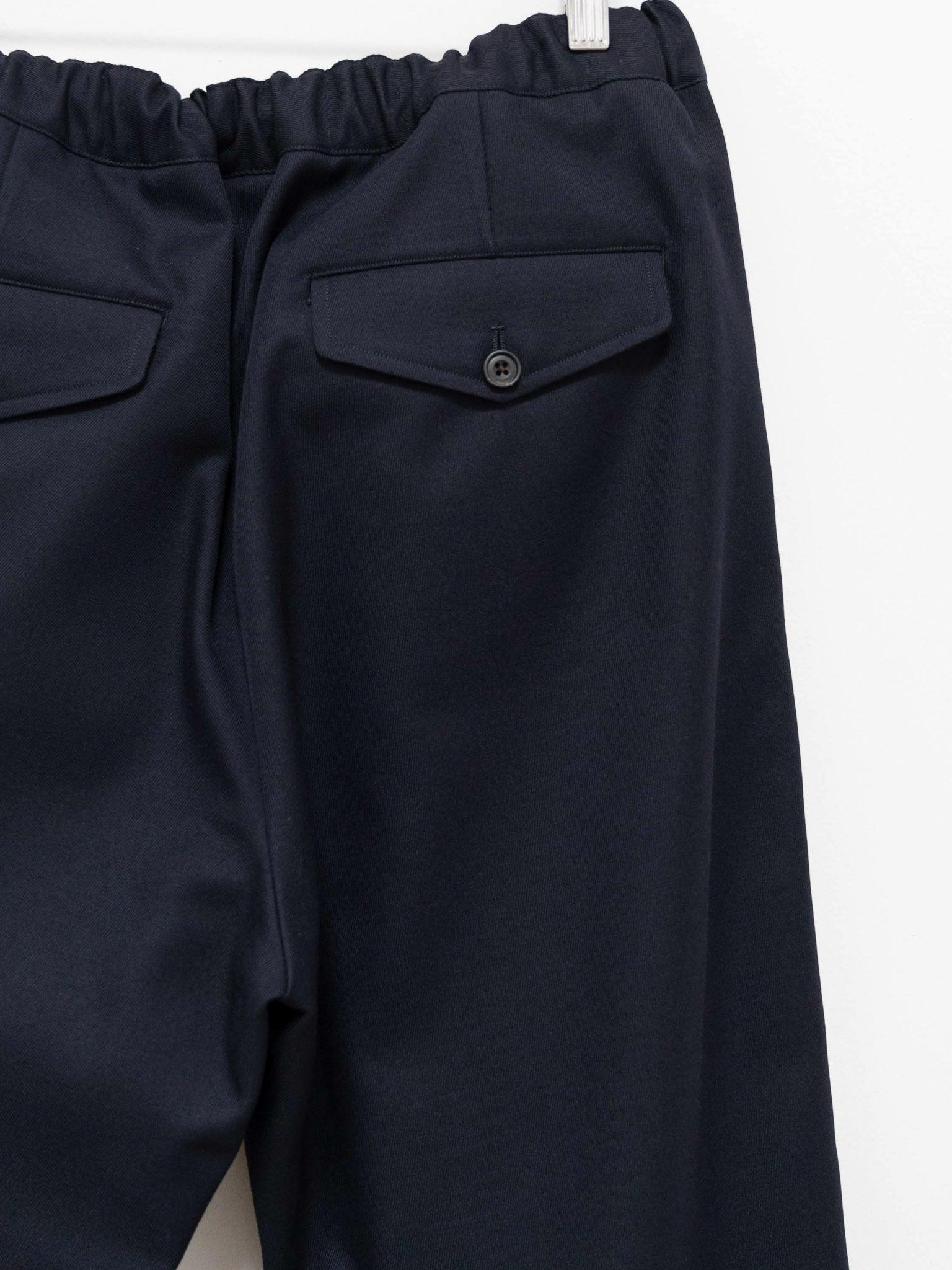 Namu Shop - Kaptain Sunshine Wool Easy Slacks - Navy