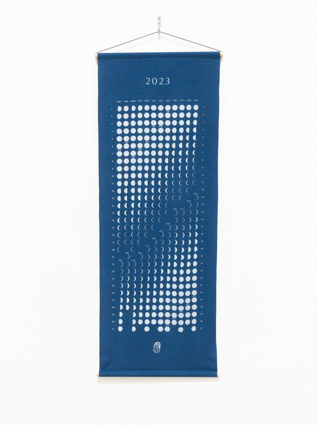 Namu Shop - Litmus Indigo-dyed Moon Calendar 2023