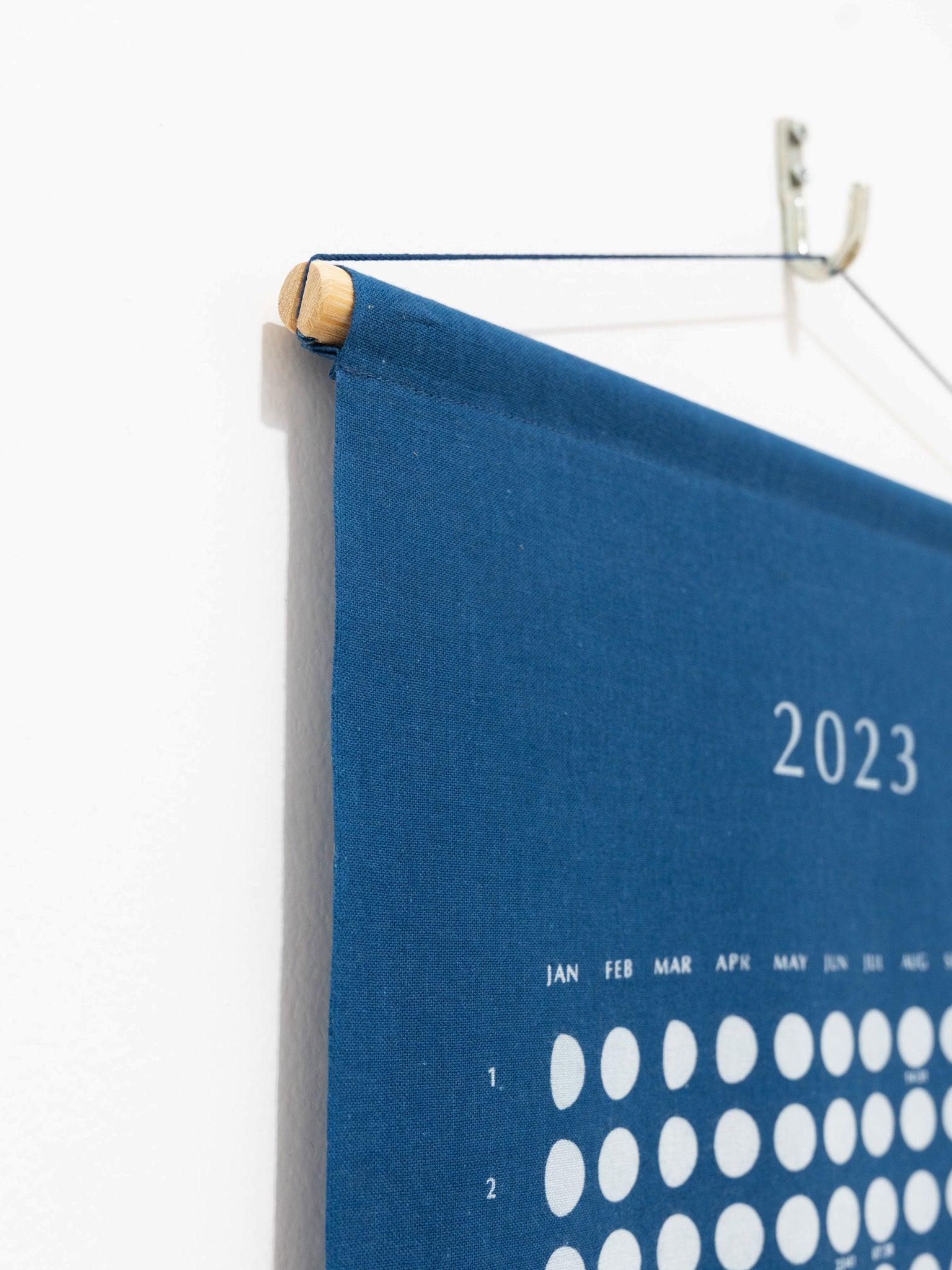 Namu Shop - Litmus Indigo-dyed Moon Calendar 2023