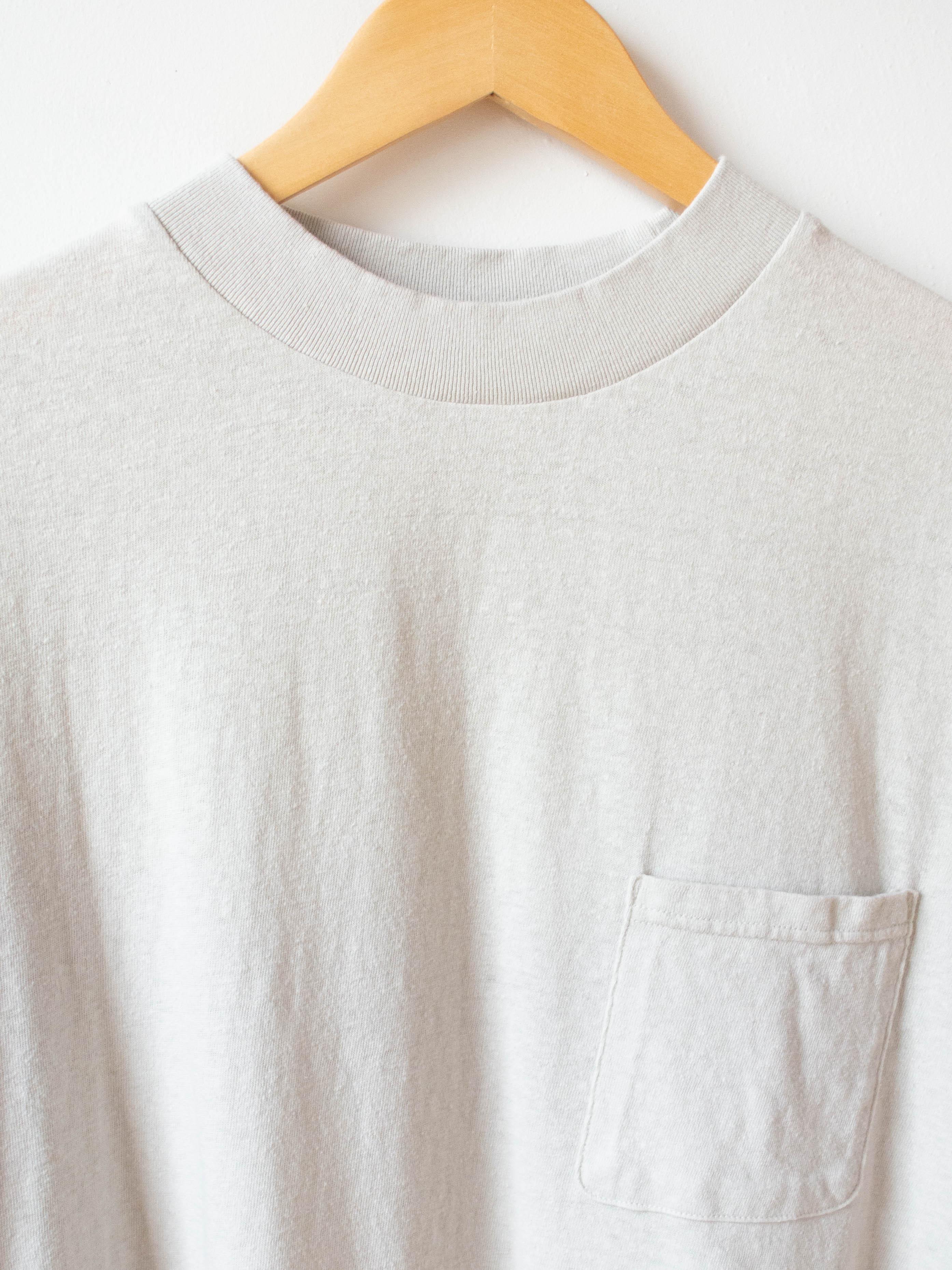 Namu Shop - Maillot Air Rafie Roll Up S/S Pocket Tee - Light Gray